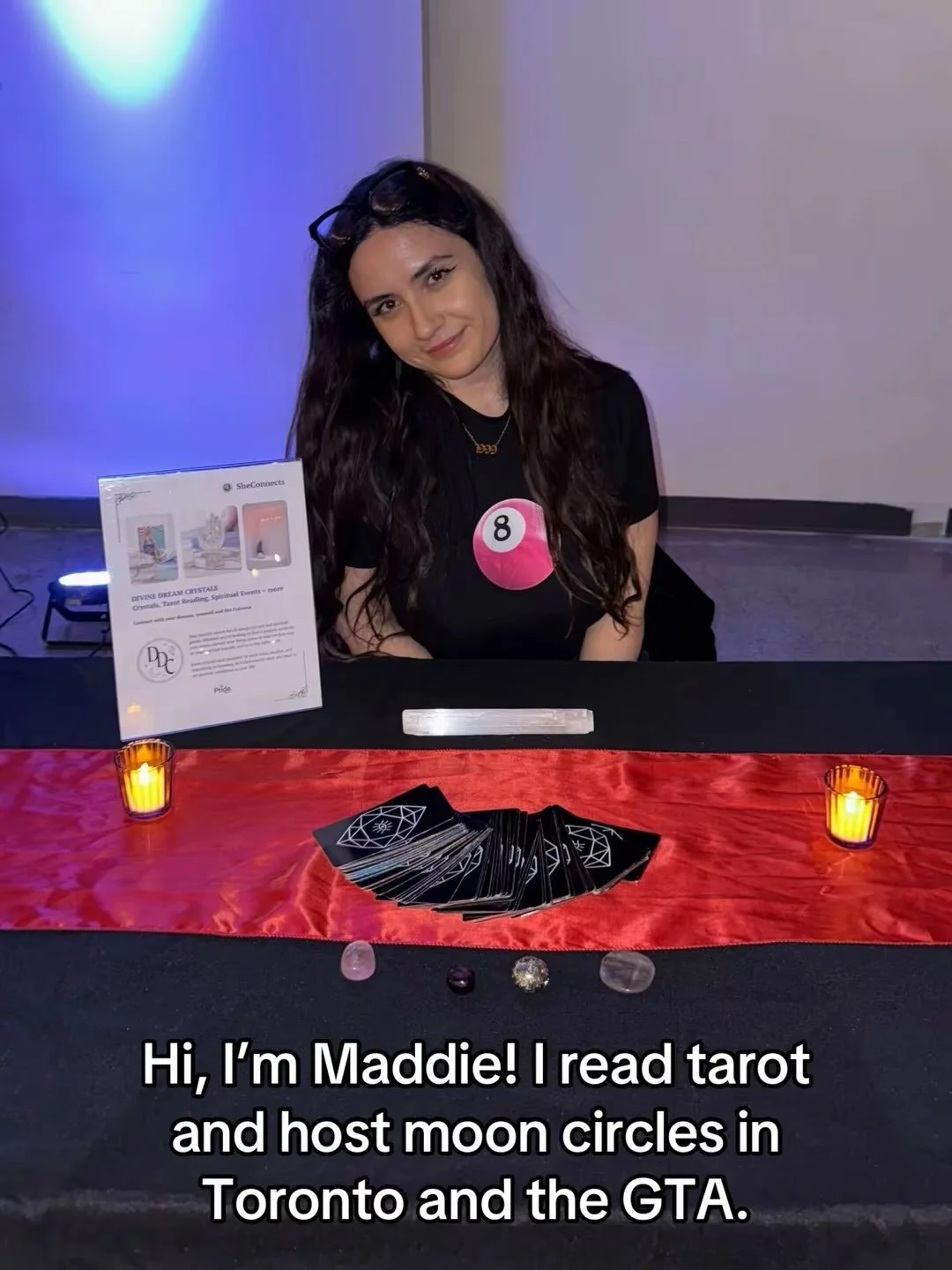 If you&rsquo;ve been looking for other witchy people in Toronto, this is your sign! 🌑♎️✨ Join the New Moon in Libra Circle October 10th at Trinity Bellwoods. 🫶

Your ticket includes:
🔮 A tarot/oracle card (you get to keep) + a mini reading
💕 An o