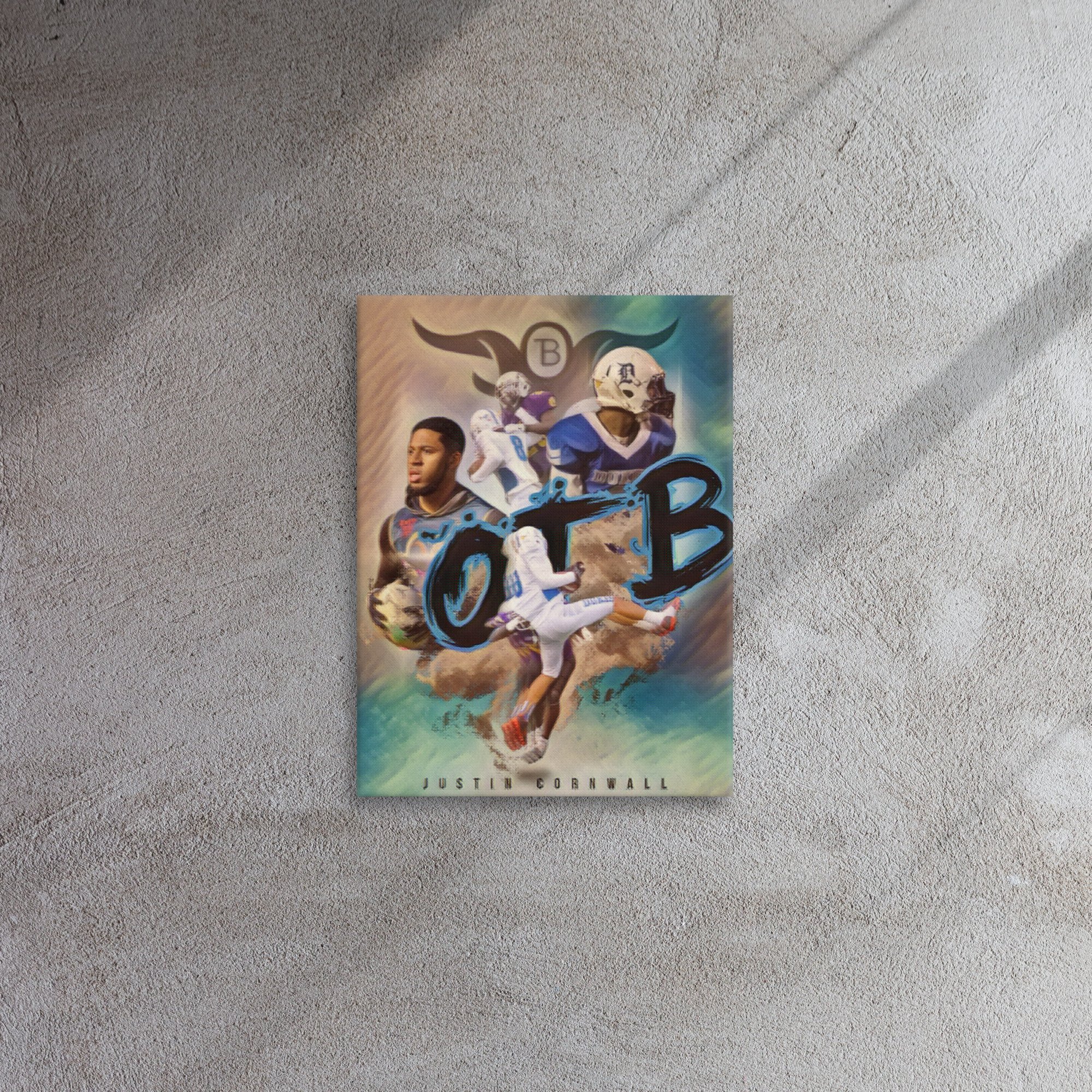 Justin Cornwall OTB Canvas