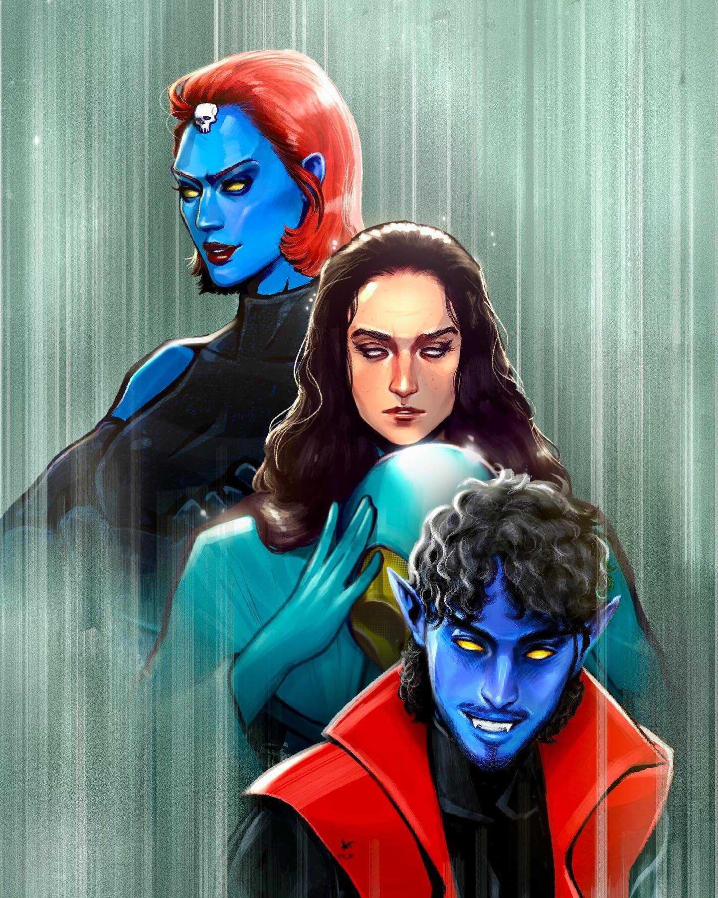 X-portraits pt.7! Raven, you ARE the father!
Print in bio!
.
#art #drawing #illustration #digitalart #xmenart #fanart #mystique #destiny #nightcrawler