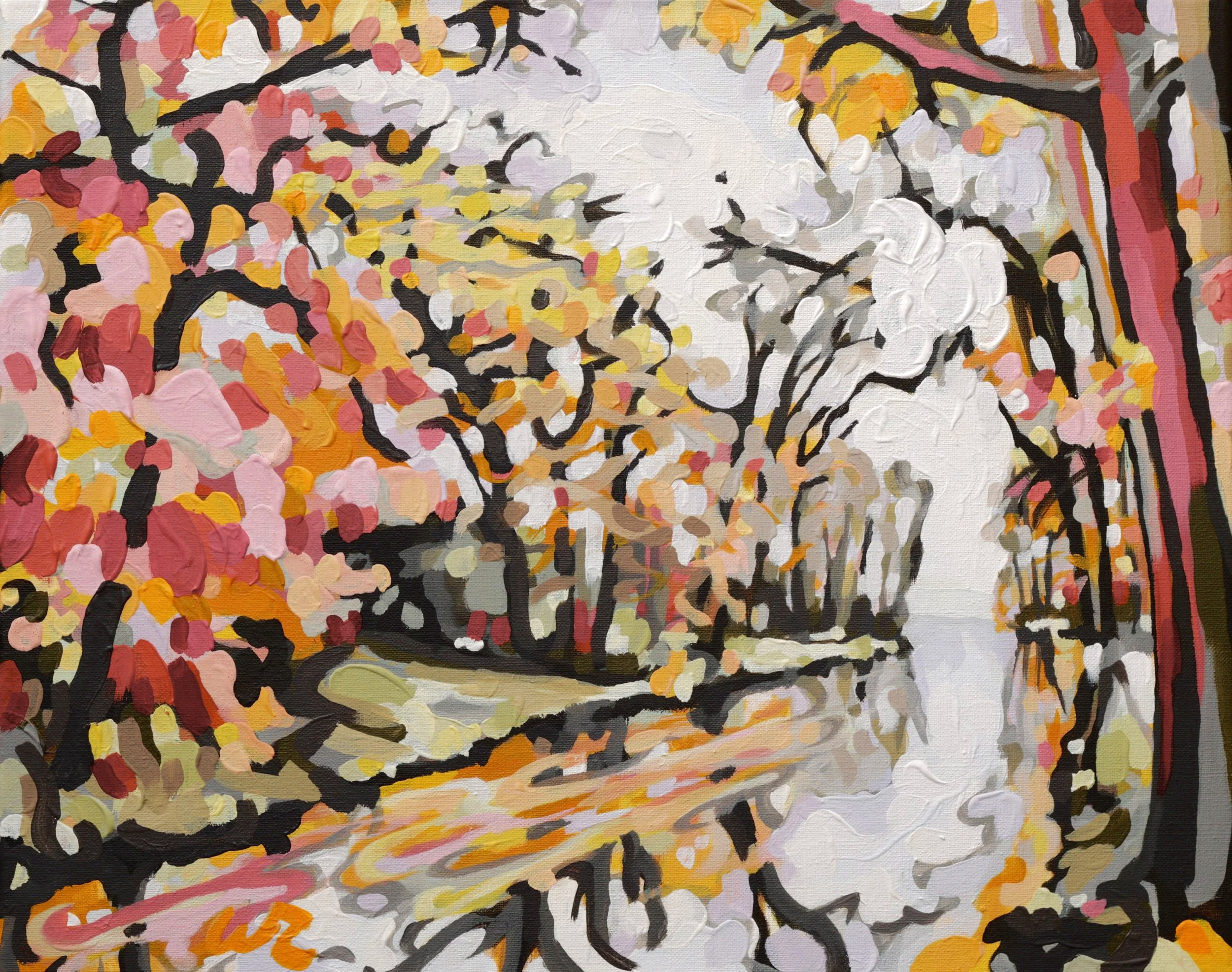 Kromme Rijn door Amelisweerd | acryl op linnen | 40 x 50