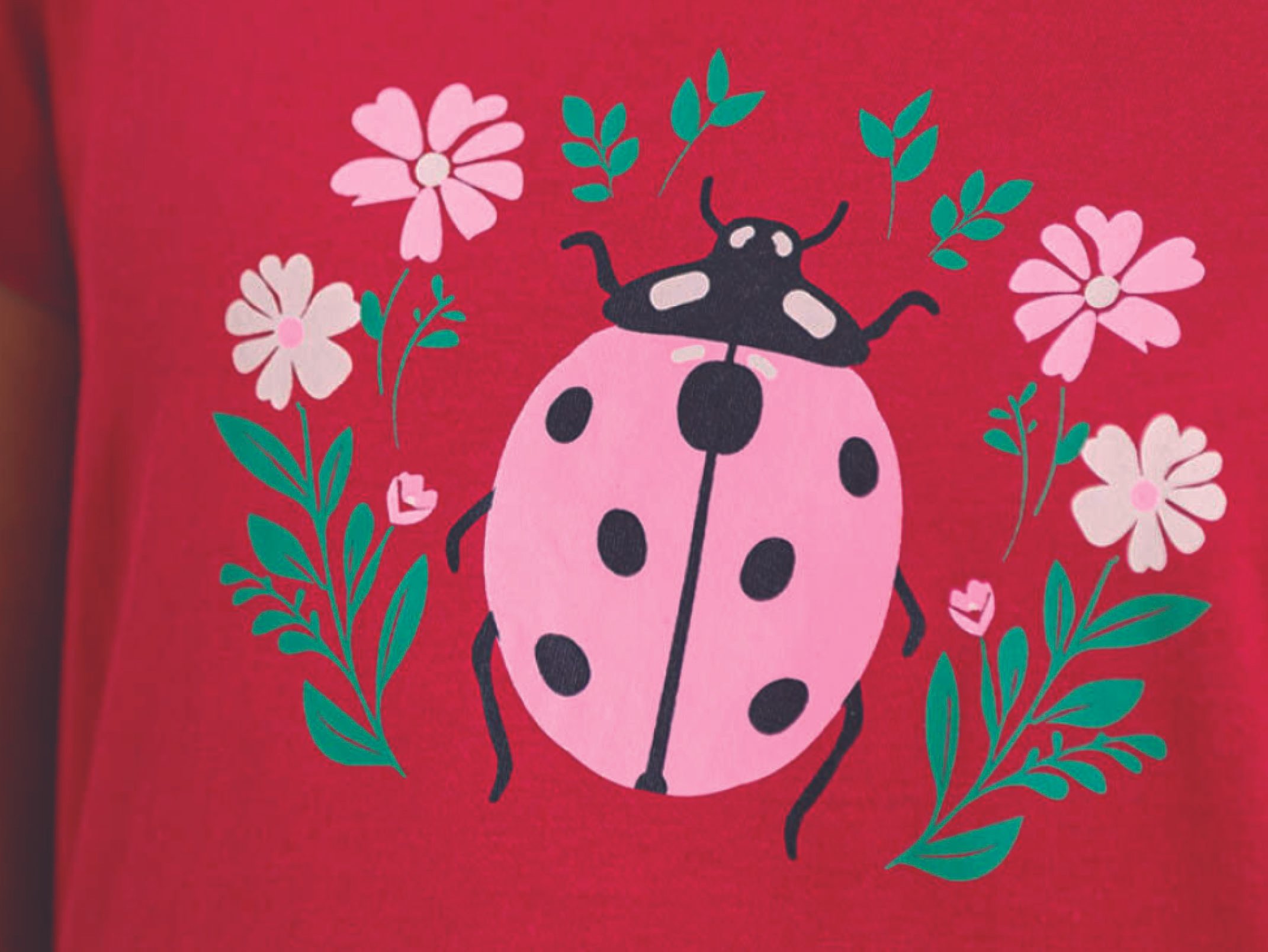 Françoise Saget - print coccinelle