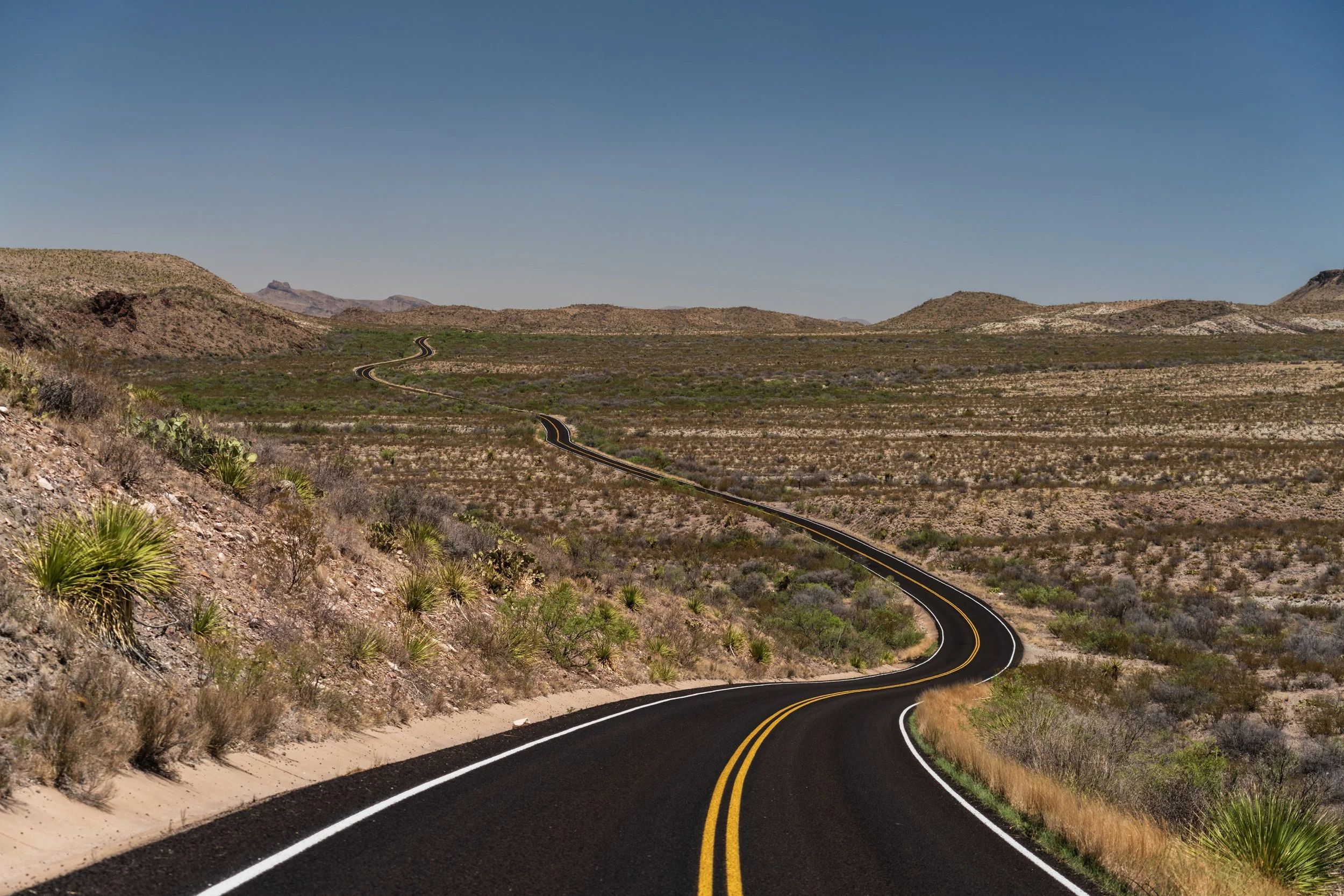 black road, Big Bend NP