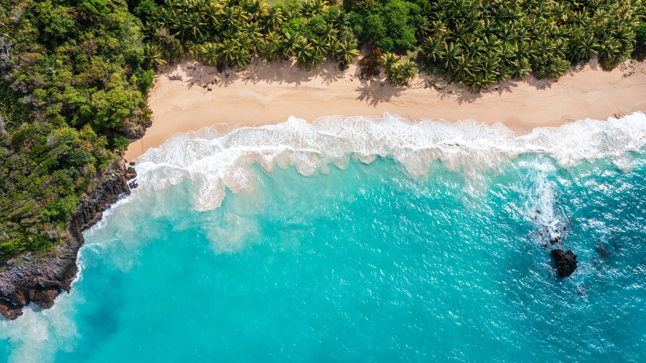 turquoise water at the beach