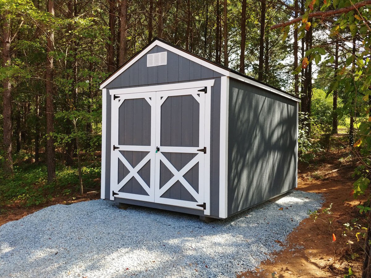 Painted Utility Shed