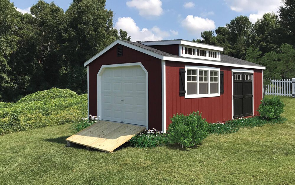 Painted Southern Classic Garage