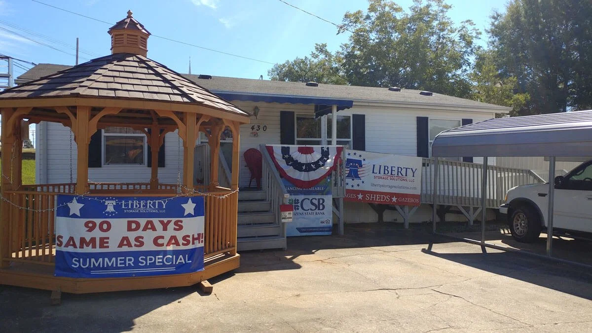Taylorsville, NC Sheds, Gazebos & More — Liberty Sheds