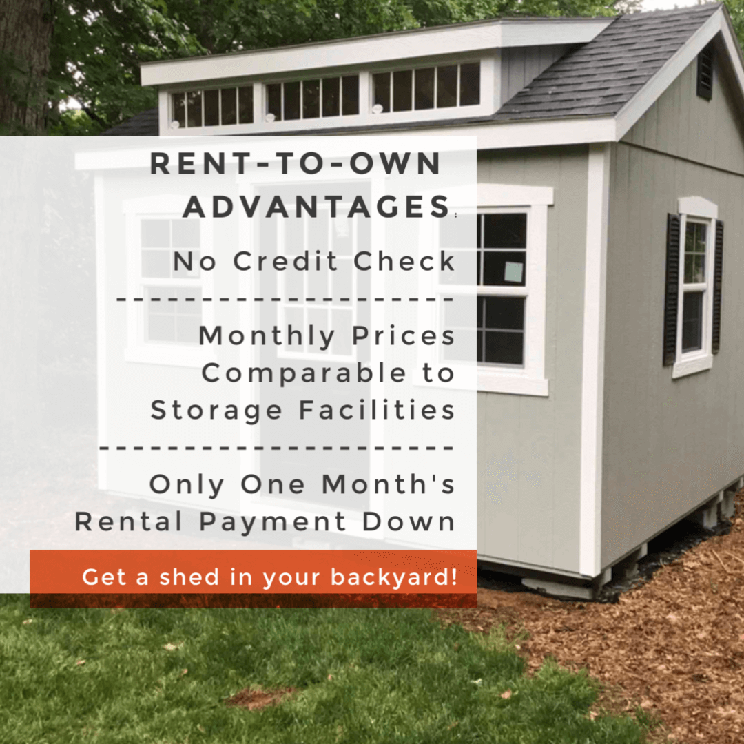 Get a dream Liberty Shed with the rent-to-own program. — Liberty Sheds