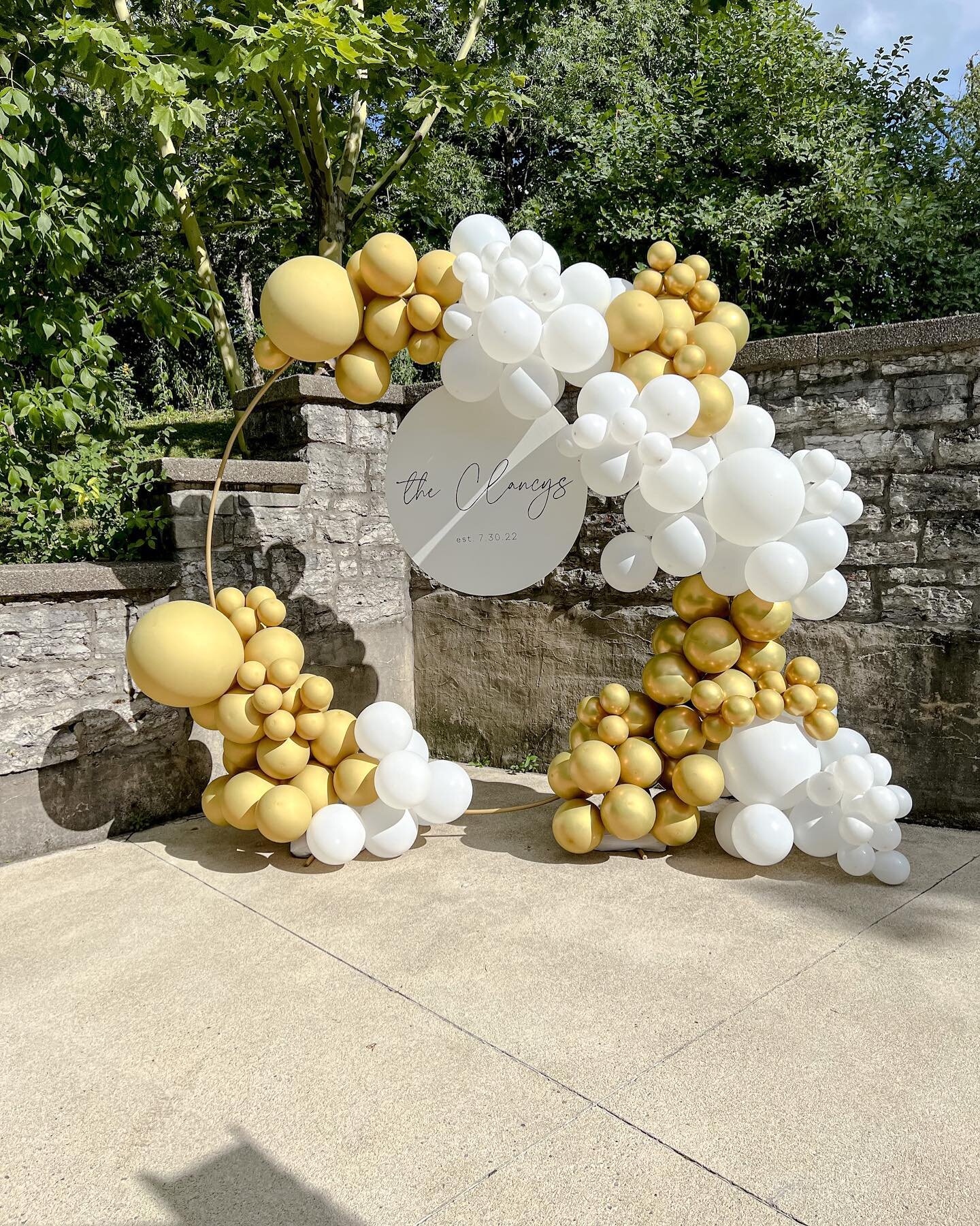 Had a blast setting this up yesterday! Congratulations to the new mr. and mrs.!