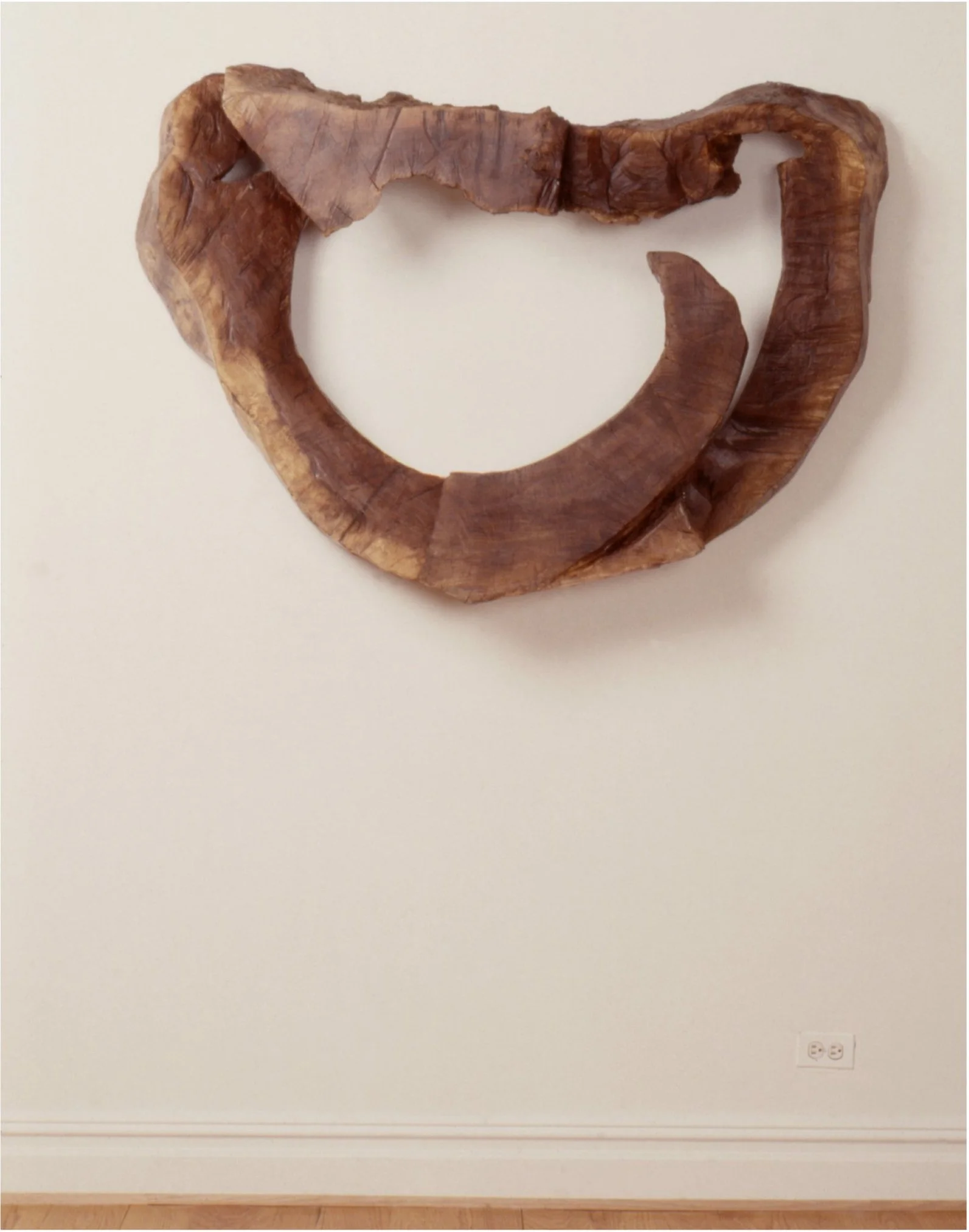 Walnut Carved into Wreath, 1988