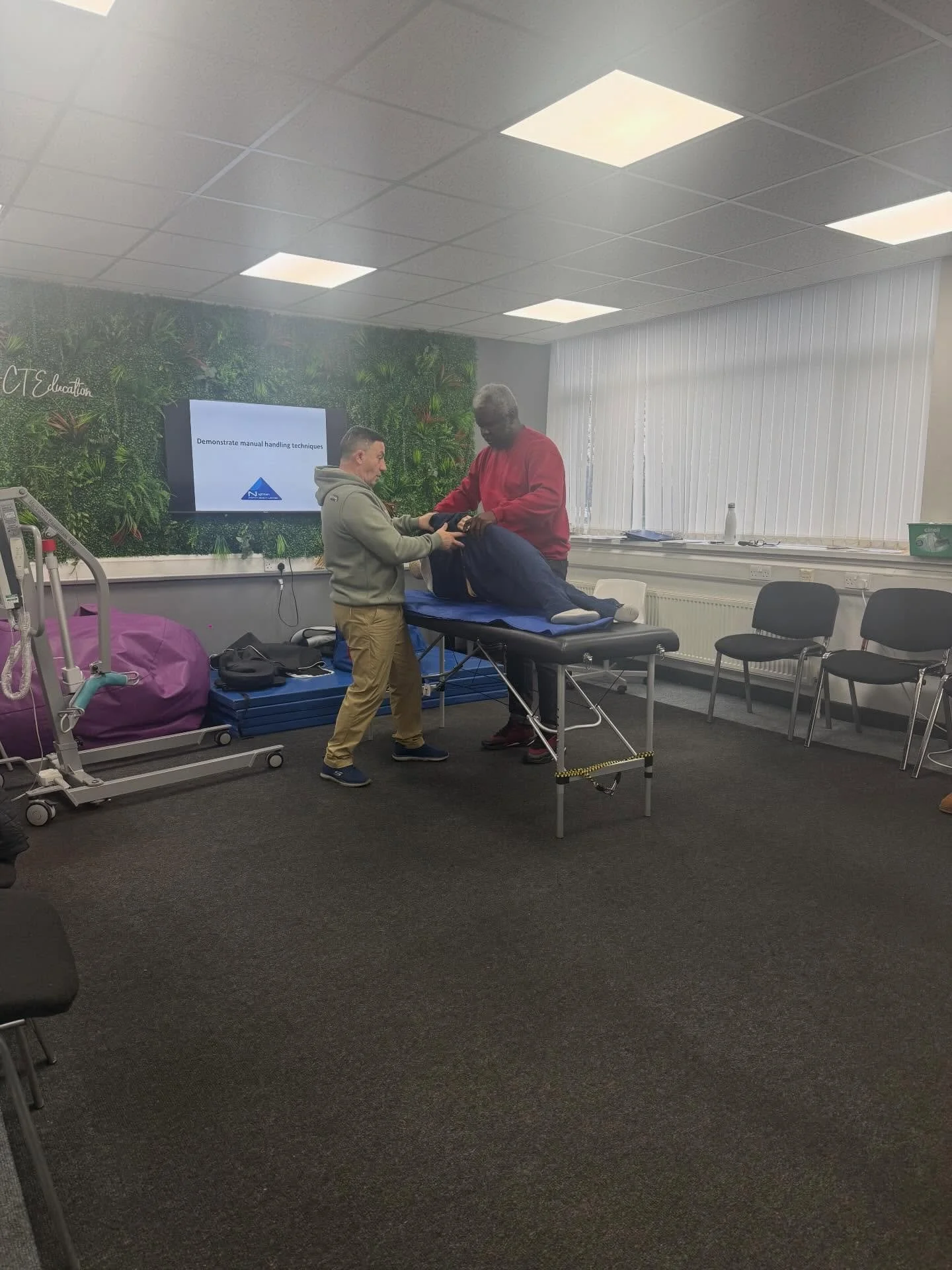 ✅ Moving &amp; Handling Training Complete!
Today we successfully completed a Moving &amp; Handling training session with @johnjasper12 💪
A great session focused on safe techniques, best practice, and ensuring both staff and service users are protect