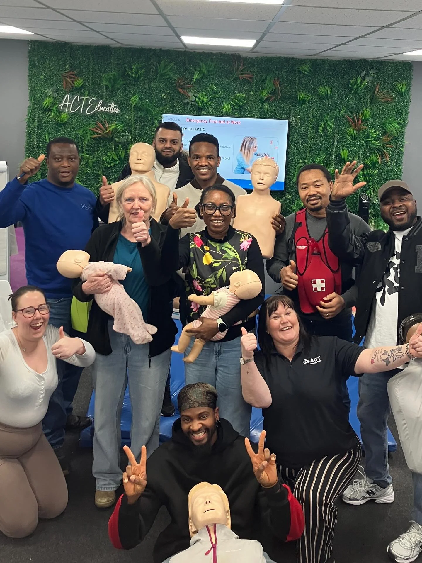 What A Day for our Emergency First Aid at Work group!

Would couldn&rsquo;t have been more happy with the turn out and the support you all showed each other. It seems we all couldn&rsquo;t be more energised and ready to learn! 

ACT NOW and get life 