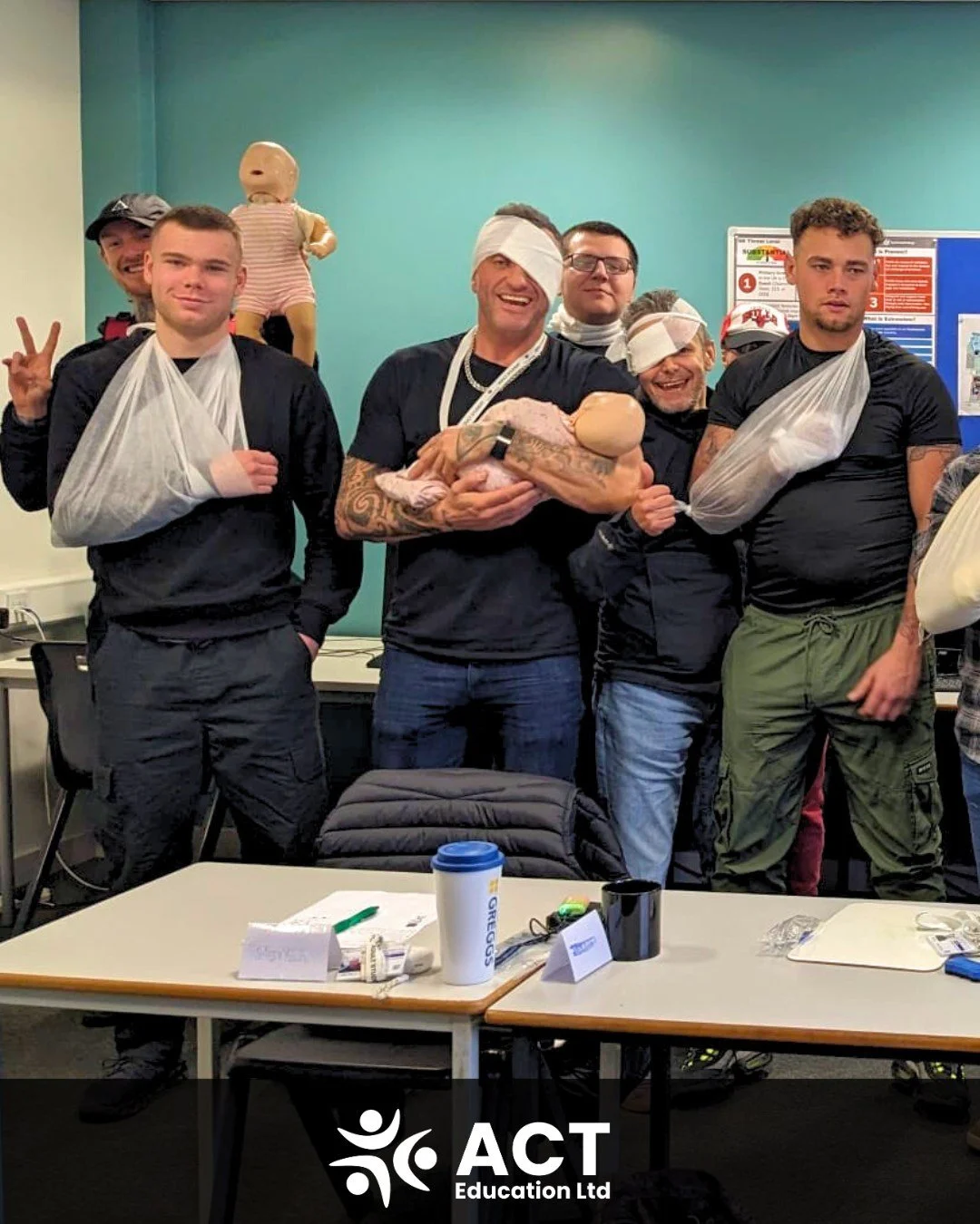 ❤💟First Aid At Work Training DONE!❤💟

Thank you again to the amazing people at @savanttrainingacademy for making us feel welcome and having a good laugh along the way. 

This was part of the close-protection program, and all the lads adapted to it 