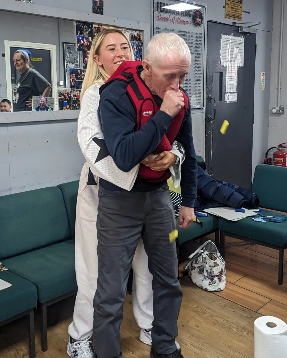 🥊🤕Last Saturday was a KNOCK OUT! 🥊🤕

Thanks again to the amazing people at @fellingwarriors for working so well with our emergency first aid at work training. It was a fantastic day, and our tutor Leanne said it was a unique opportunity for the c