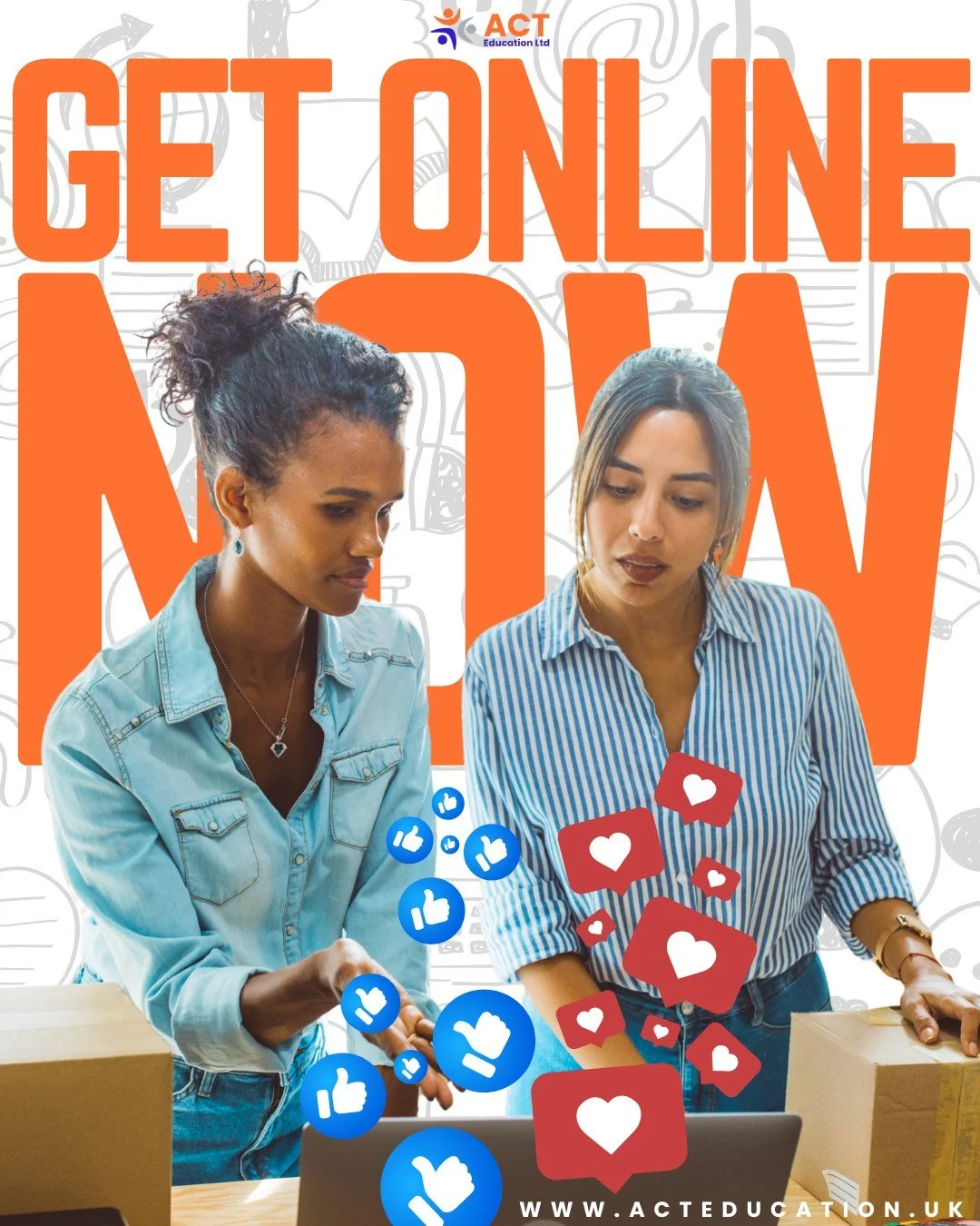 🚨📱BE ONLINE! 🚨📱 Small Businesses, now is your time!

Almost all businesses have social media, but most have no idea how to use it or, more importantly, how to capitalise on it. 

We have a short course that is 100% free and is hosted by our prima