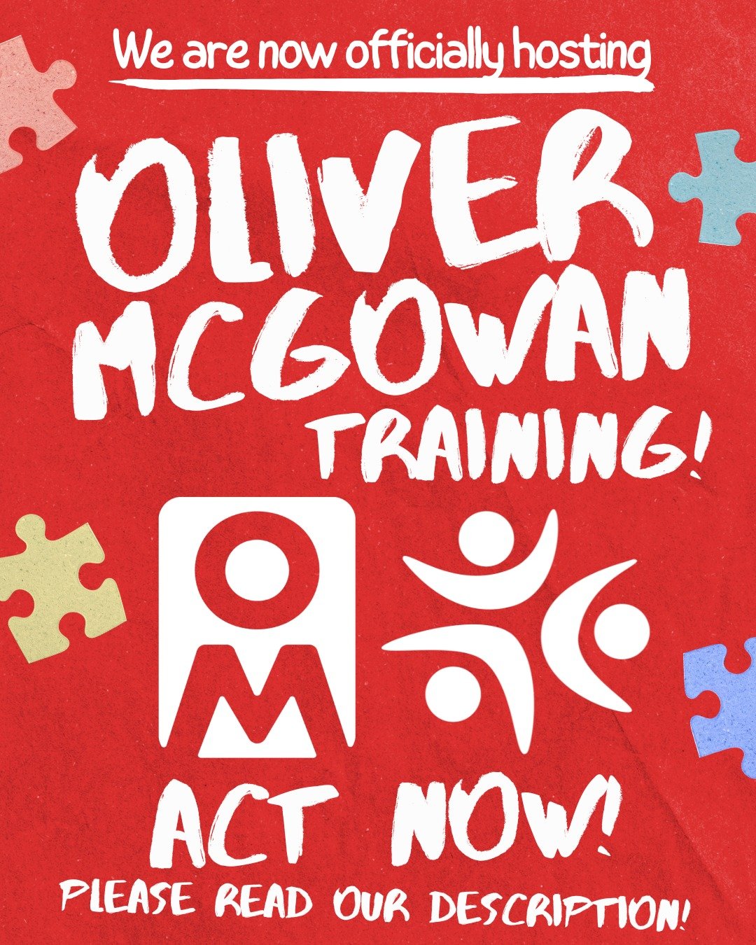 ⭐🧩 Exciting news! Oliver McGowan training is available at ACT Education! 🧩⭐ 

To attend Tier 2 training, please complete Tier 1 (free for care sector workers)

Link: https://portal.e-lfh.org.uk/Component/Details/781480

Learn person-centred care, e