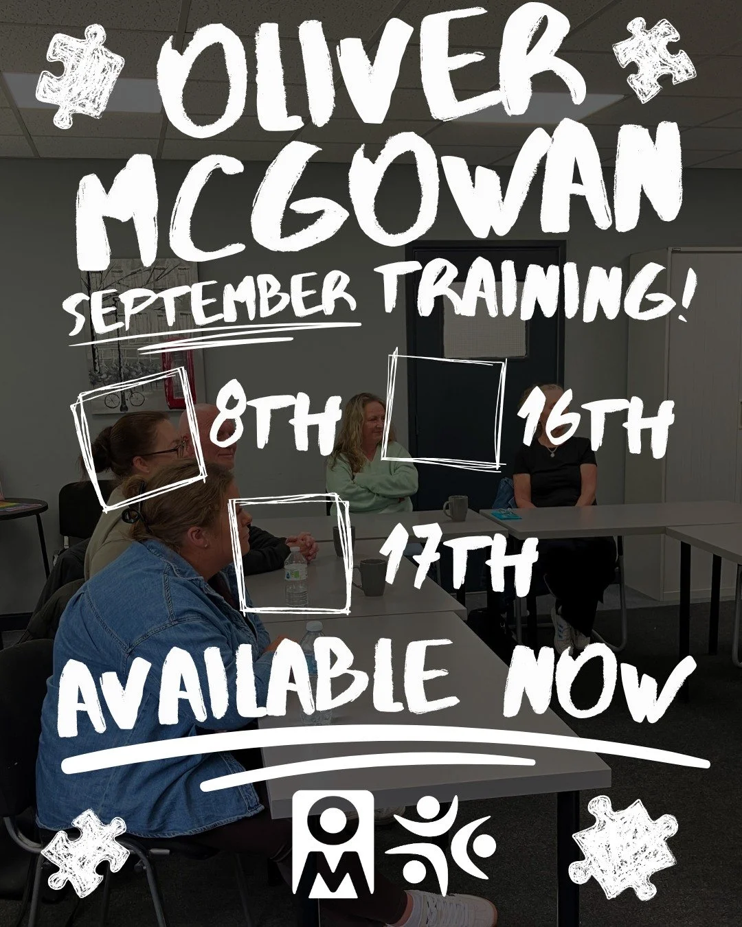 😃🧠September is here, and we have Oliver McGowan Training!😃🧠

📅️ Book now for our Oliver McGowan training on Sept 8th, 16th, or 17th and expand your knowledge and skills. 📅

Don't miss out and ACT NOW! 

📞 0191 495 6168 | 📧 info@acteducation.u
