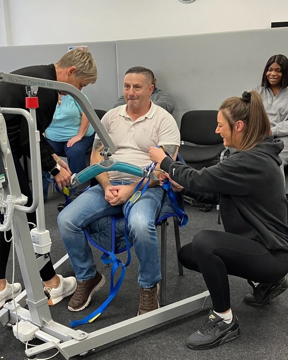 Secured and Transferred! 🙌 Thanks to @shinecareltd for joining our bespoke moving-and-handling training today! 

Our trainer, Paul, covered essential topics like equipment mastery, care plans, and risk assessments. 

Need bespoke training that stick