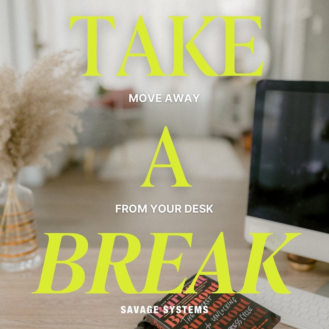 ✨Daily Reminder✨
Take a break away from your desk!