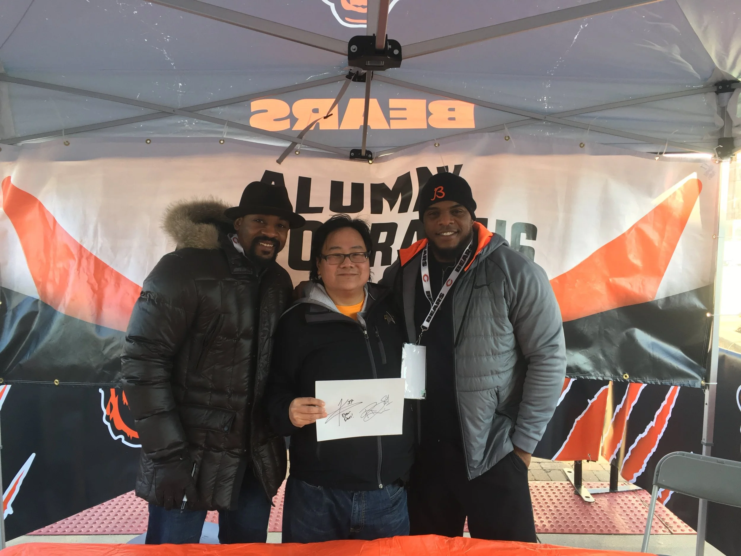 Rashied Davis #81 &  Jason McKie #37 (Chicago Bears)