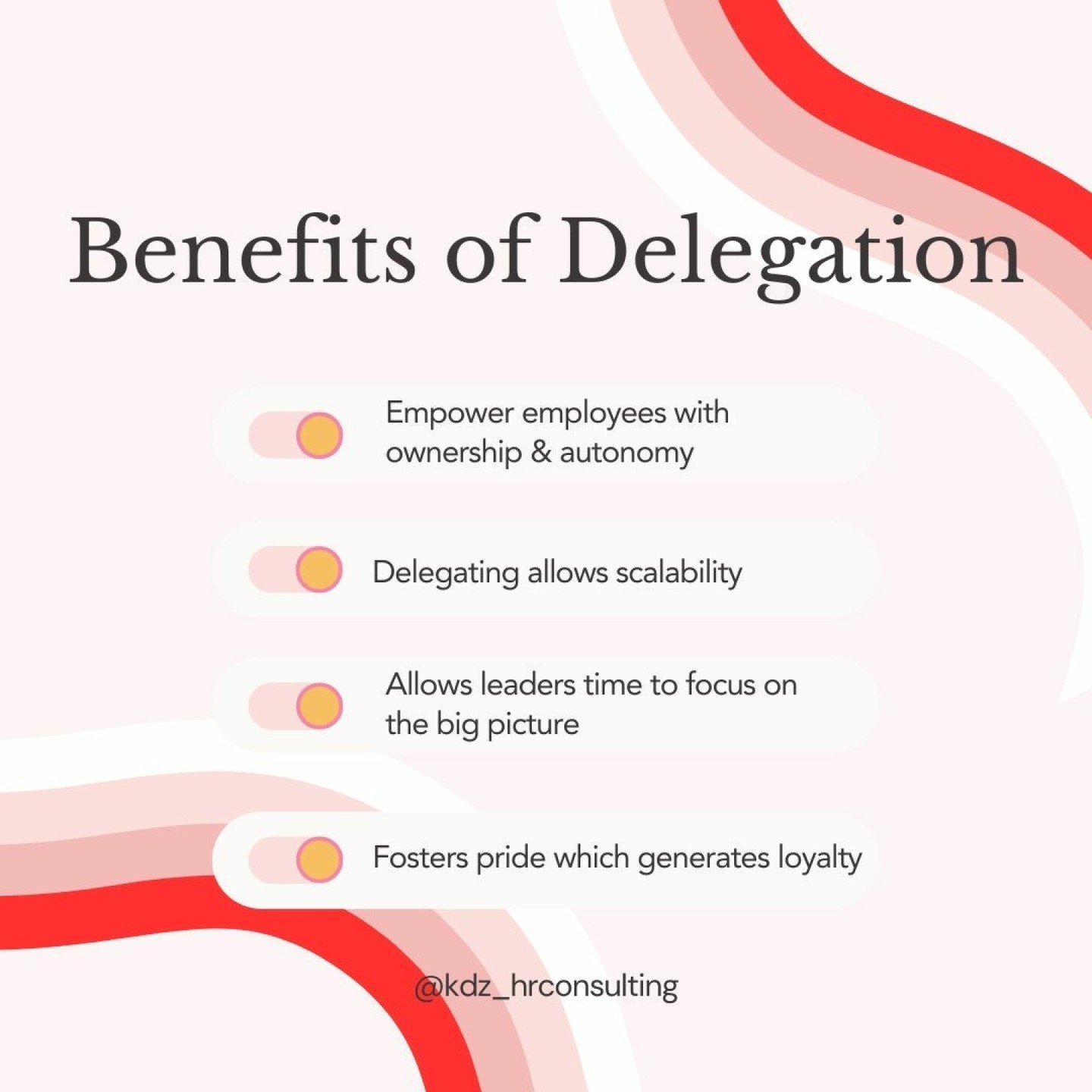 🚀 Empowerment and effective delegation are 🔑 for success, benefiting both leaders and team members! 

Delegating tasks fosters scalability, adaptability, and even workload distribution. It grants leaders more time to focus on strategic initiatives.