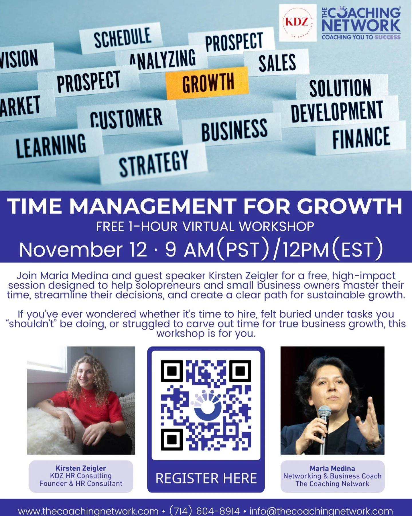 Feeling buried under all the things you shouldn&rsquo;t be doing? 😩
You&rsquo;re not alone &mdash; and you don&rsquo;t have to figure it out on your own, either.

Join Maria and I for a free, high-impact workshop made for solopreneurs and small busi