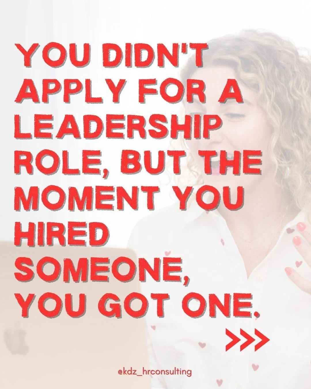 You didn't apply for a leadership role. But the moment you hired someone, you got one. 

❤️Swipe through &mdash; this one's for the founder who's still figuring out what leading actually looks like. 

👉Leadership isn't about perfection. It's about i