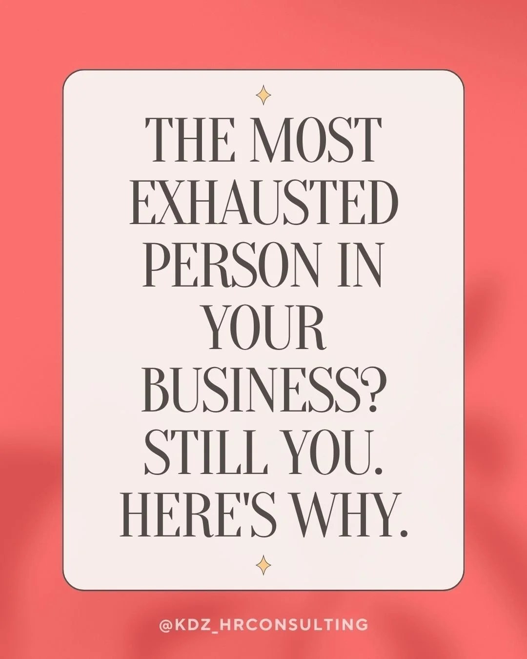 The most exhausted person in your business? Still you. Here's why. 

&rarr; You built something incredible. You hired people to help you scale.

And somehow you're still doing everything.

That's not a team problem. That's a leadership alignment prob