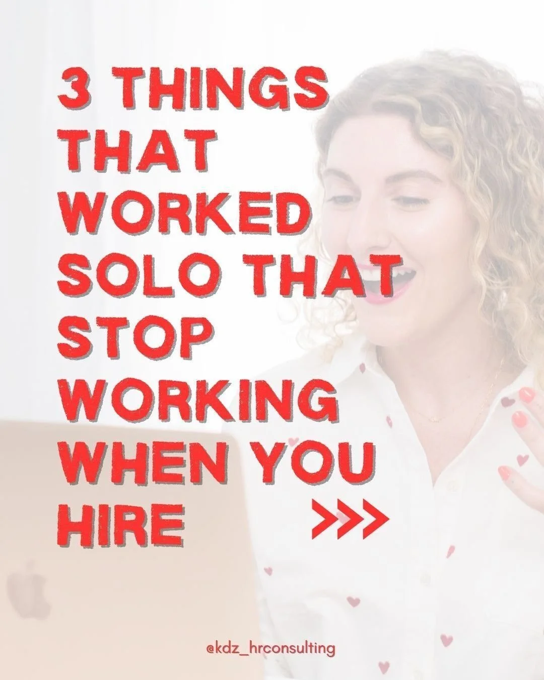The habits that built your business don&rsquo;t always translate to leading a team. Swipe through the three I see most often with founders who just hired.

DM me DISCOVERY if you want to talk through what the shift looks like for you.