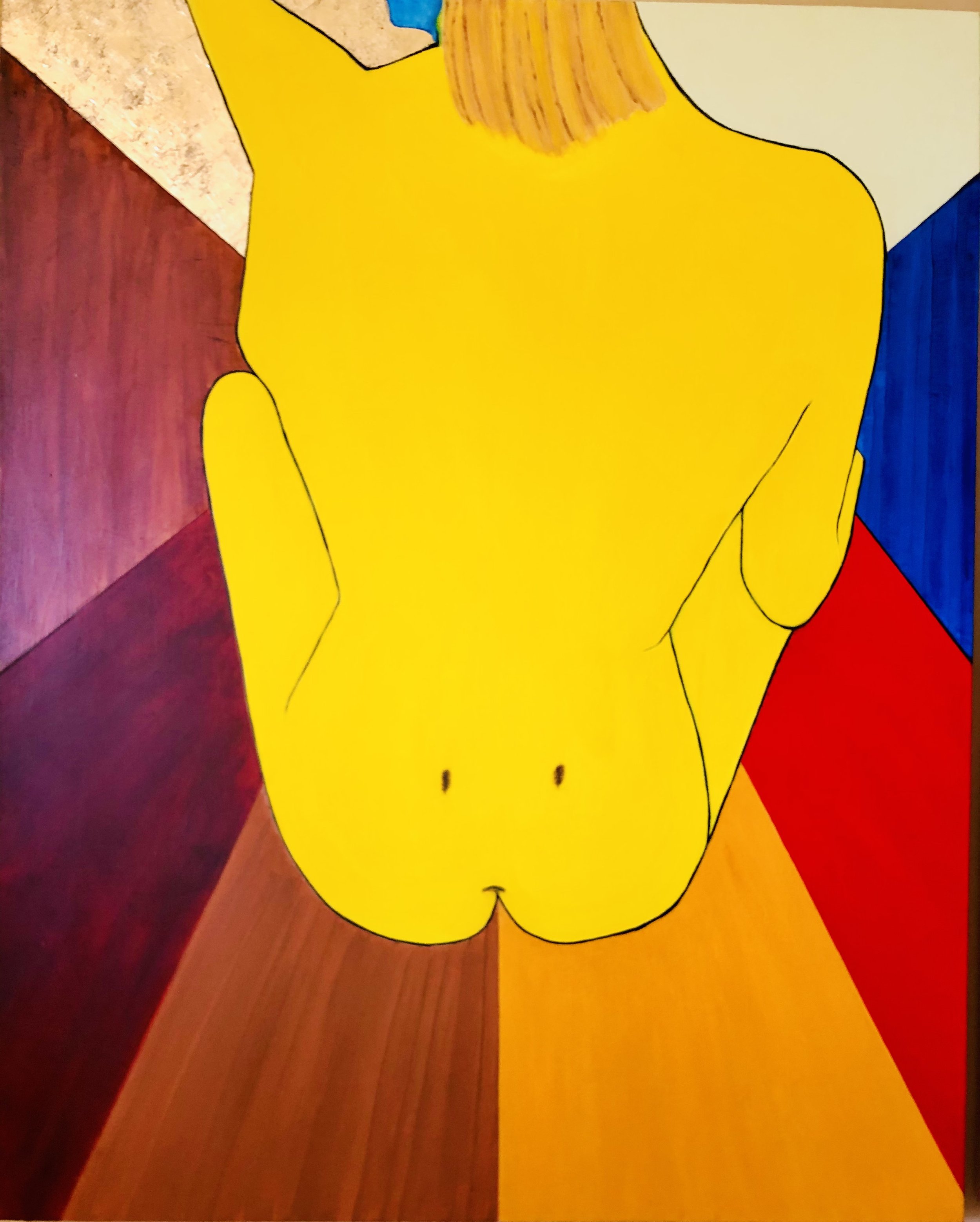 Yellow Woman with Child