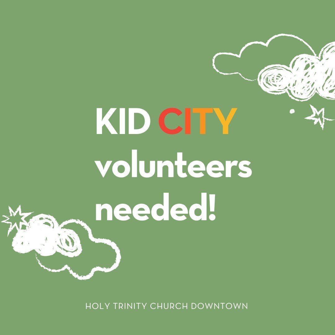 Kid City is hoping to grow into the second service starting in the fall. We would love for you to join the team of amazing volunteers serving once a month! You can apply at the link in our bio or reach out to Katelyn or Lindsey (kglaze@htcchicago.org