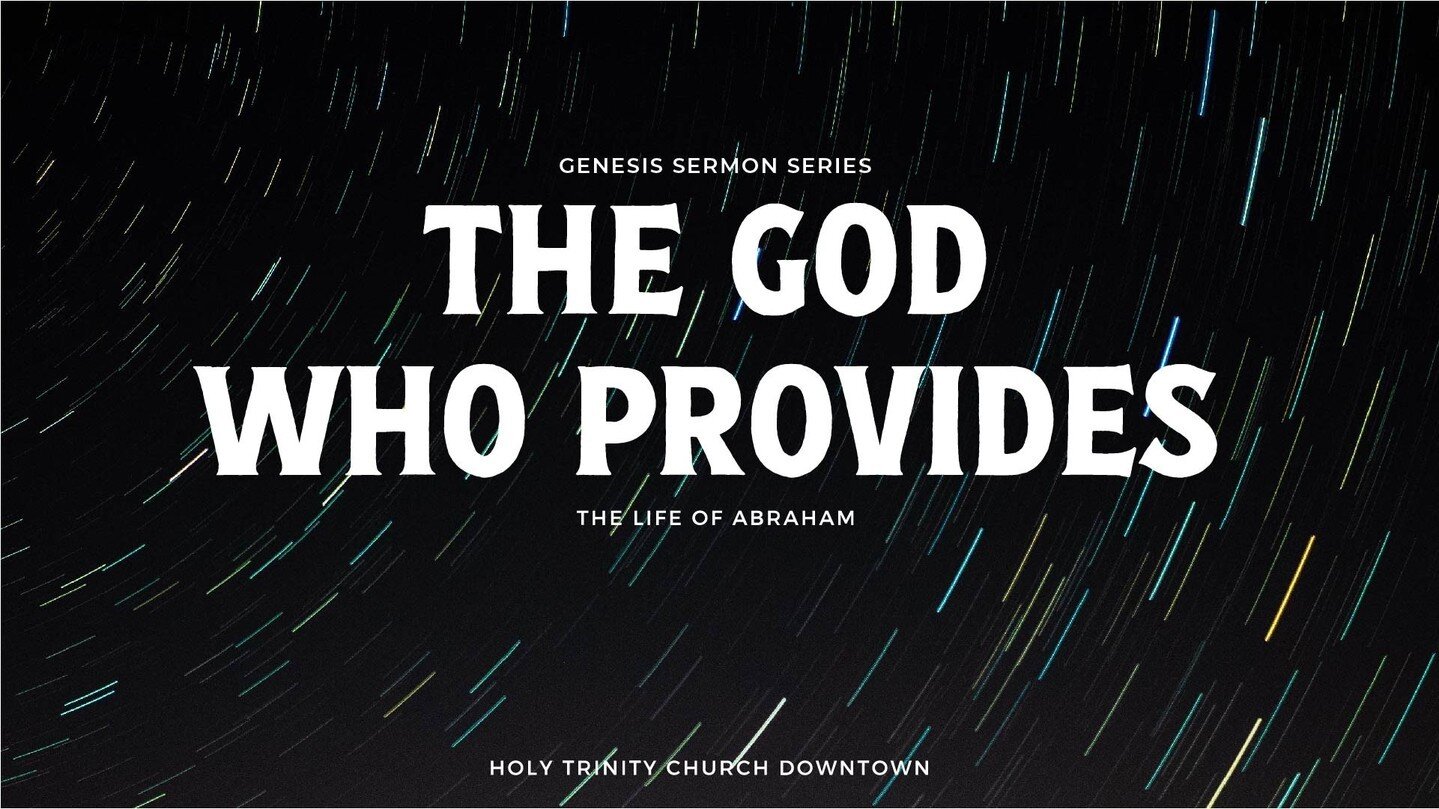 Join us this Sunday at 218 S Wabash at 9am and 11am! We invite congregants from both services to join us for Coffee &amp; Connections at 10:30am. Pastor Jon Dennis will be continuing to the second half of our Genesis sermon series, The God Who Provid