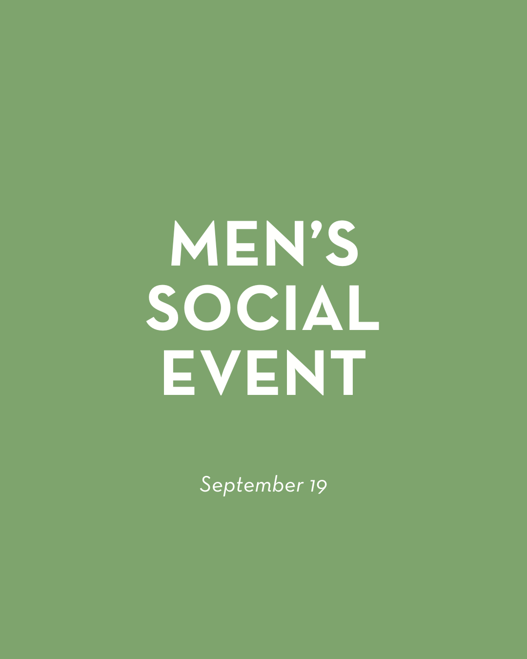 Men's Social