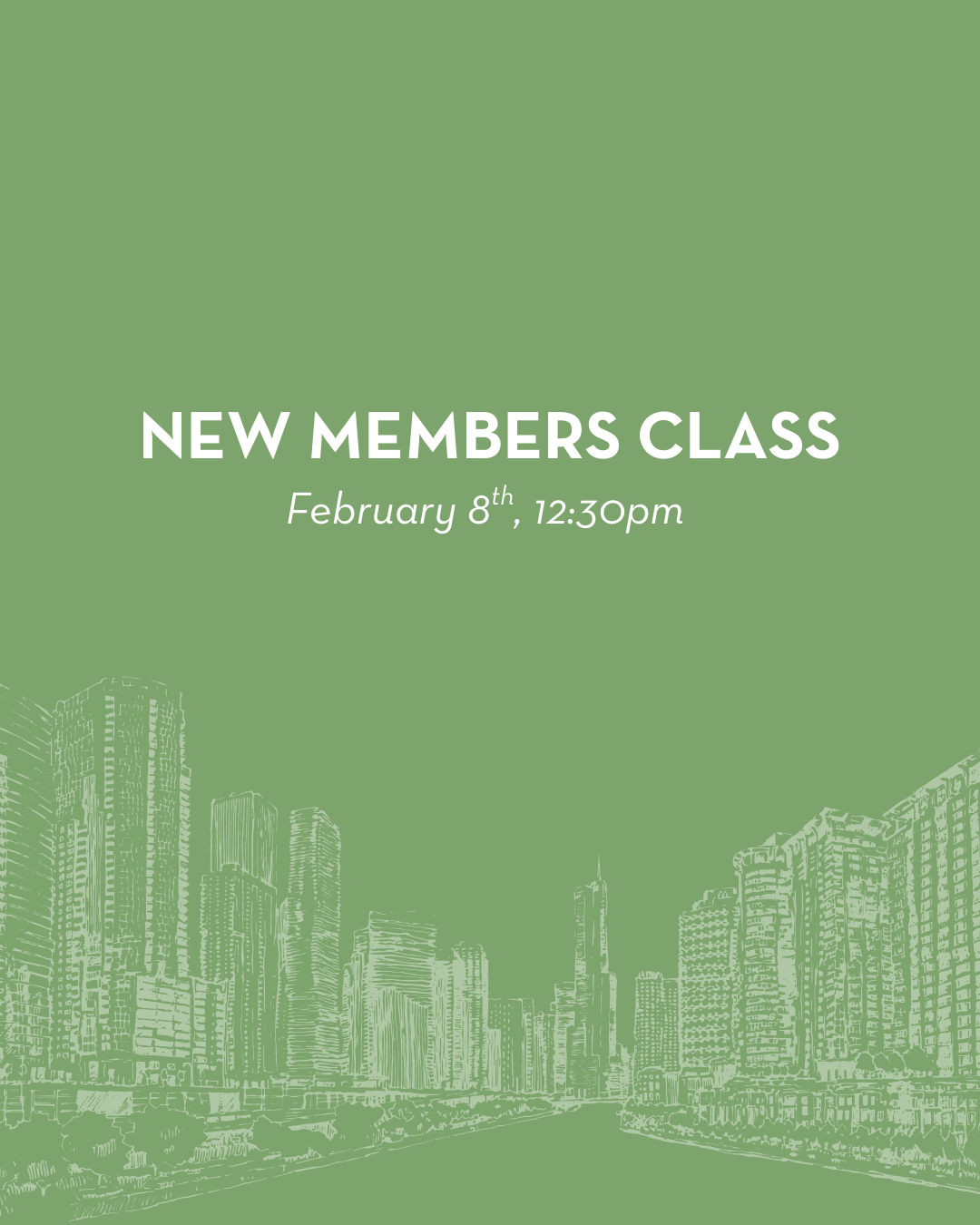 New Members Class 