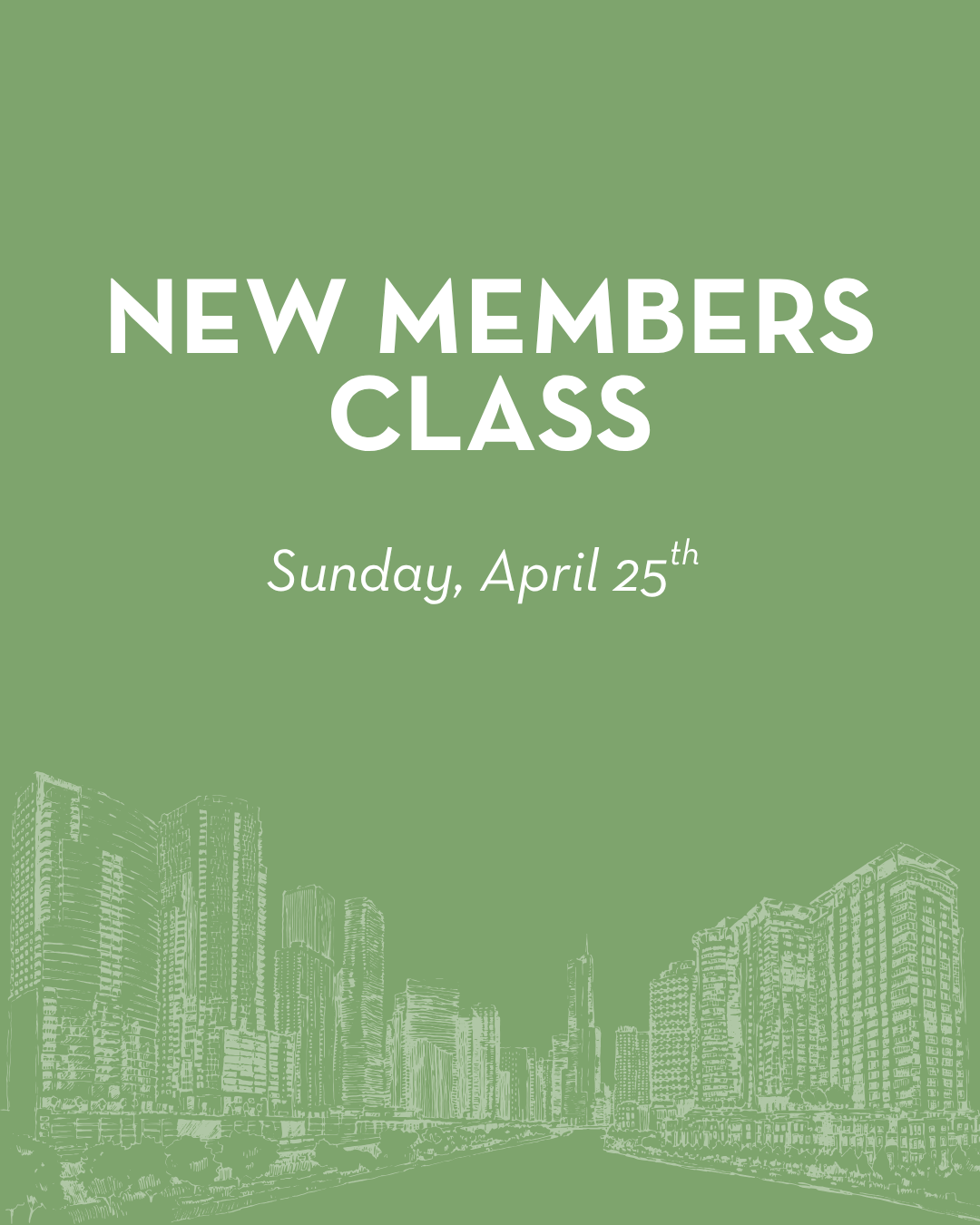 New Members Class