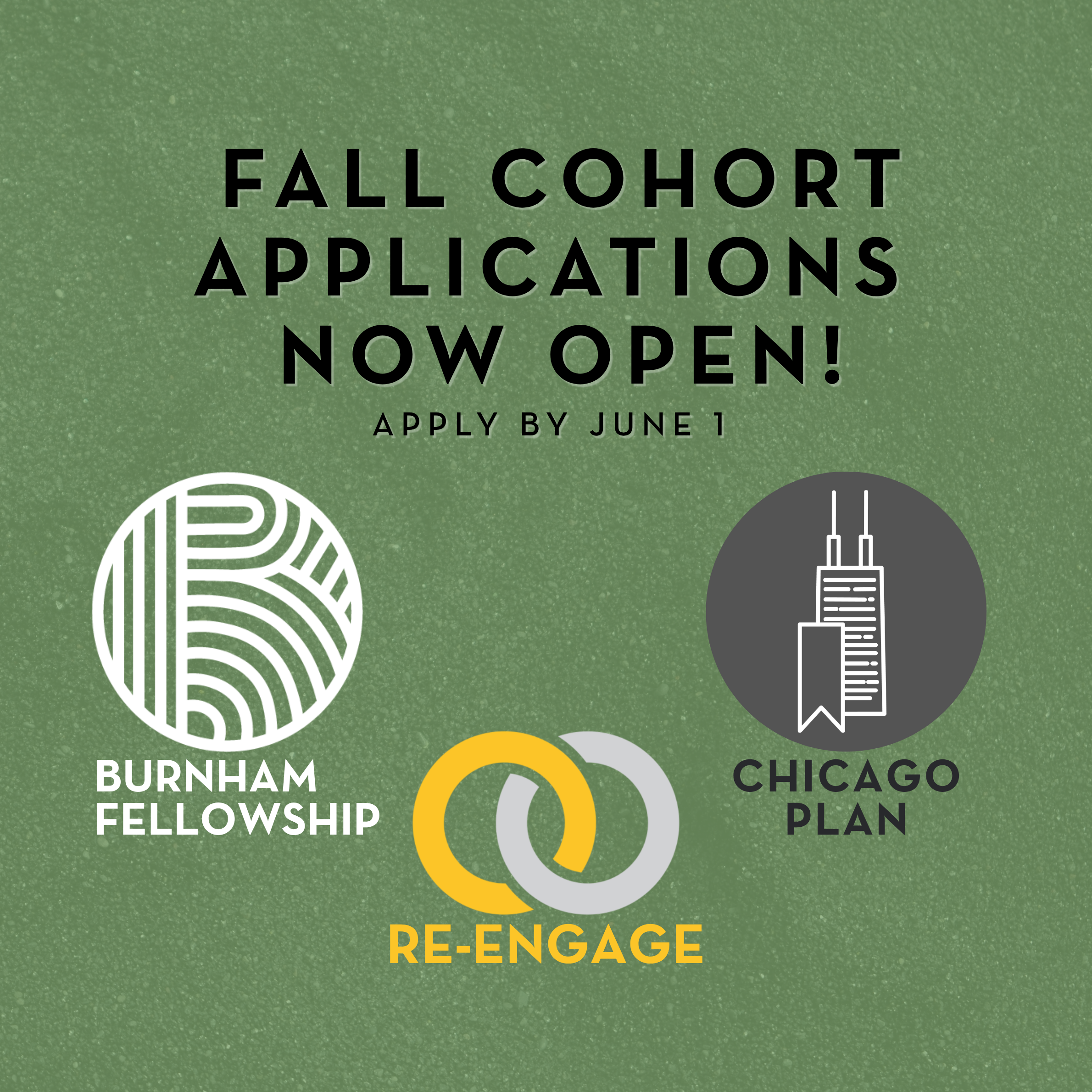 Fall Cohort Application Deadlines