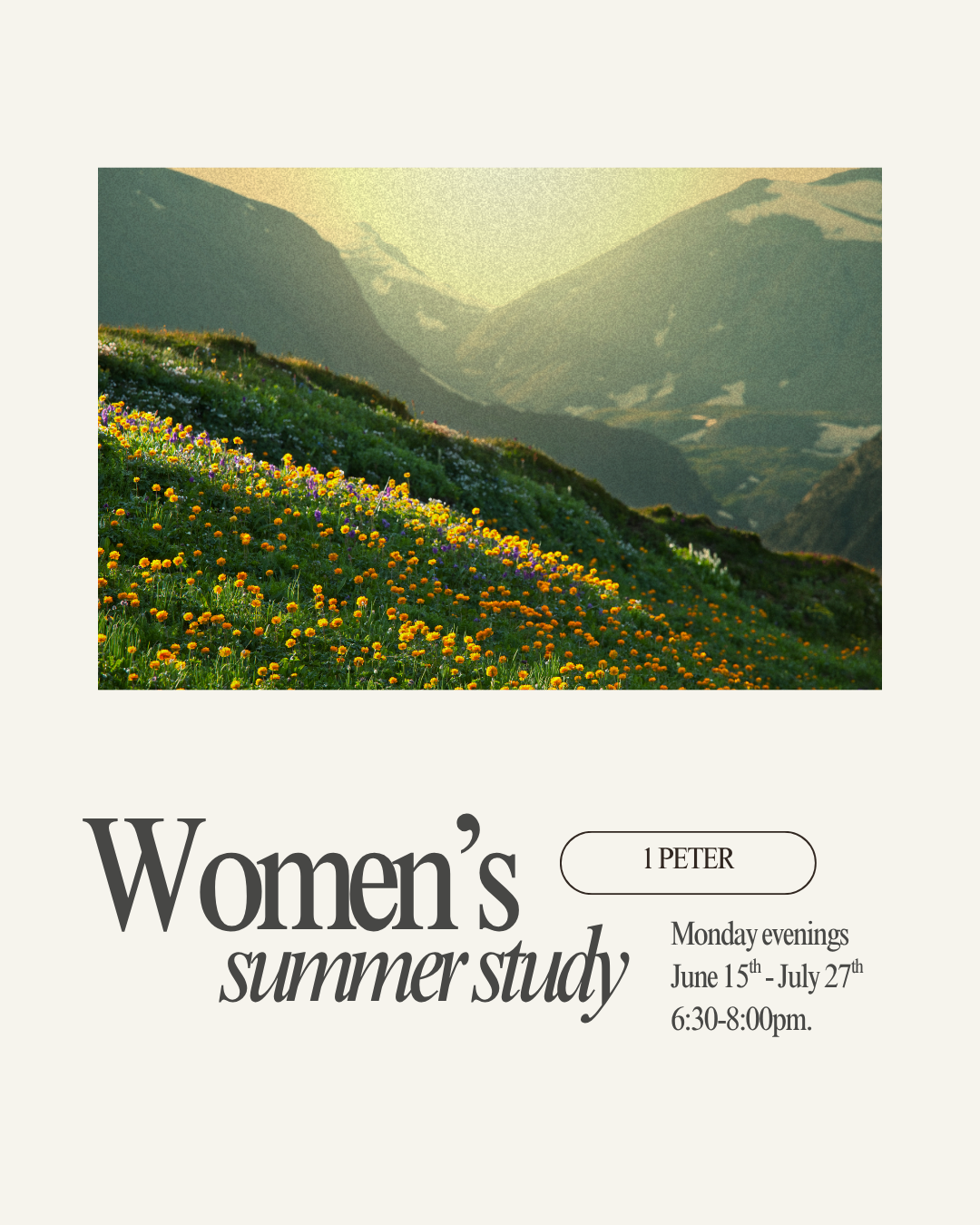 Women's Ministry Summer Study 
