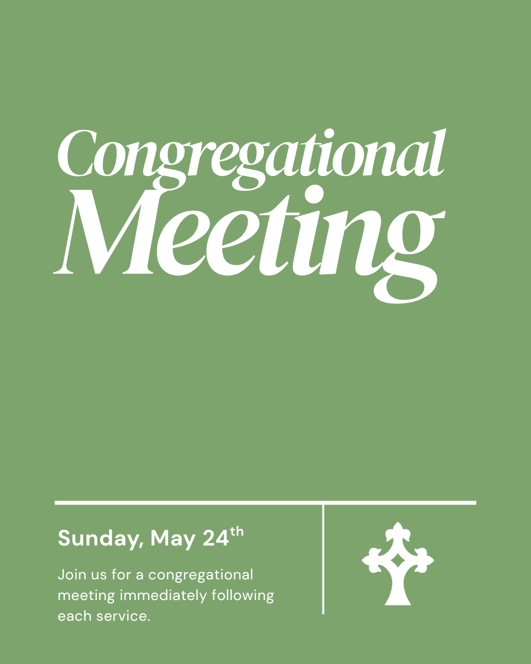 Congregational Meeting