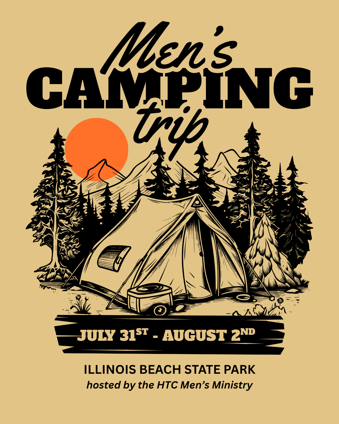 Men's Ministry Camping Trip
