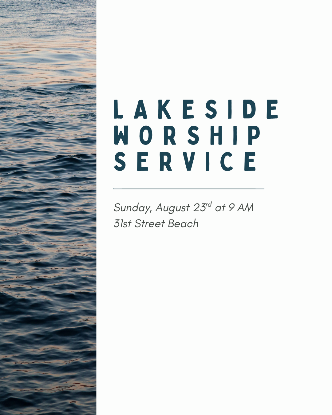 Lakeside Worship Service
