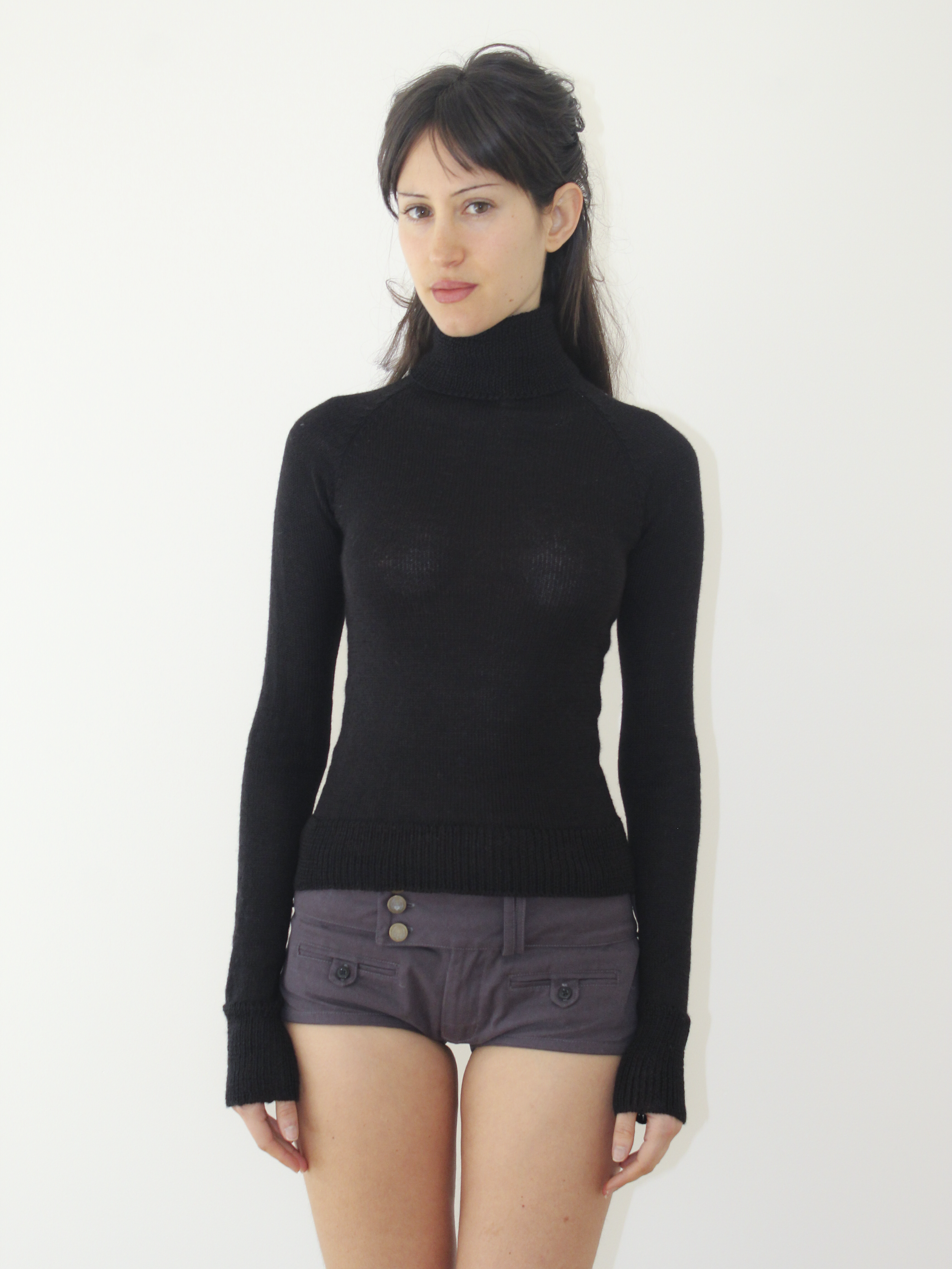 Eve Jobs Turtleneck — Black