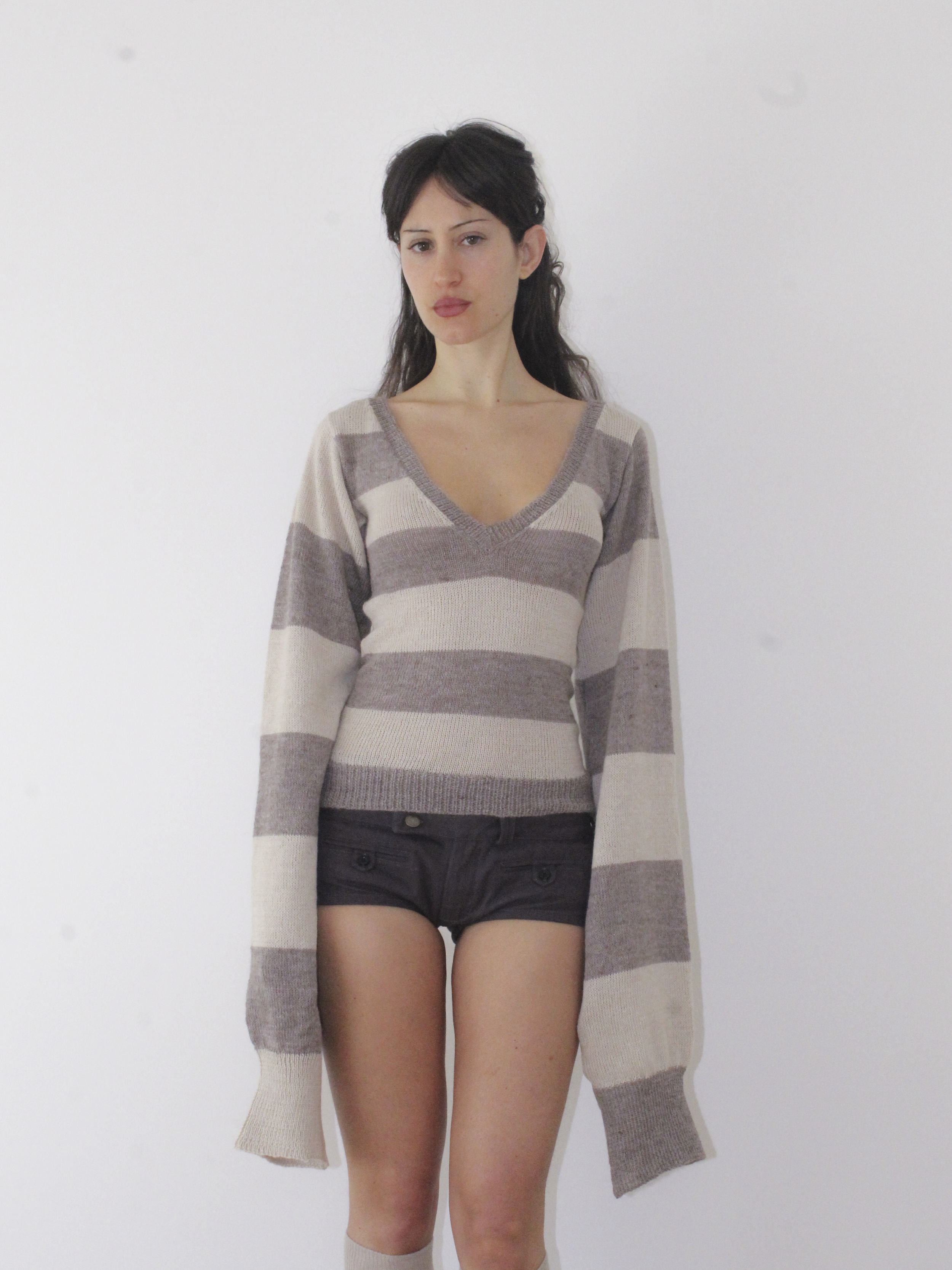 V-Neck Second Skin Top — Creamberry