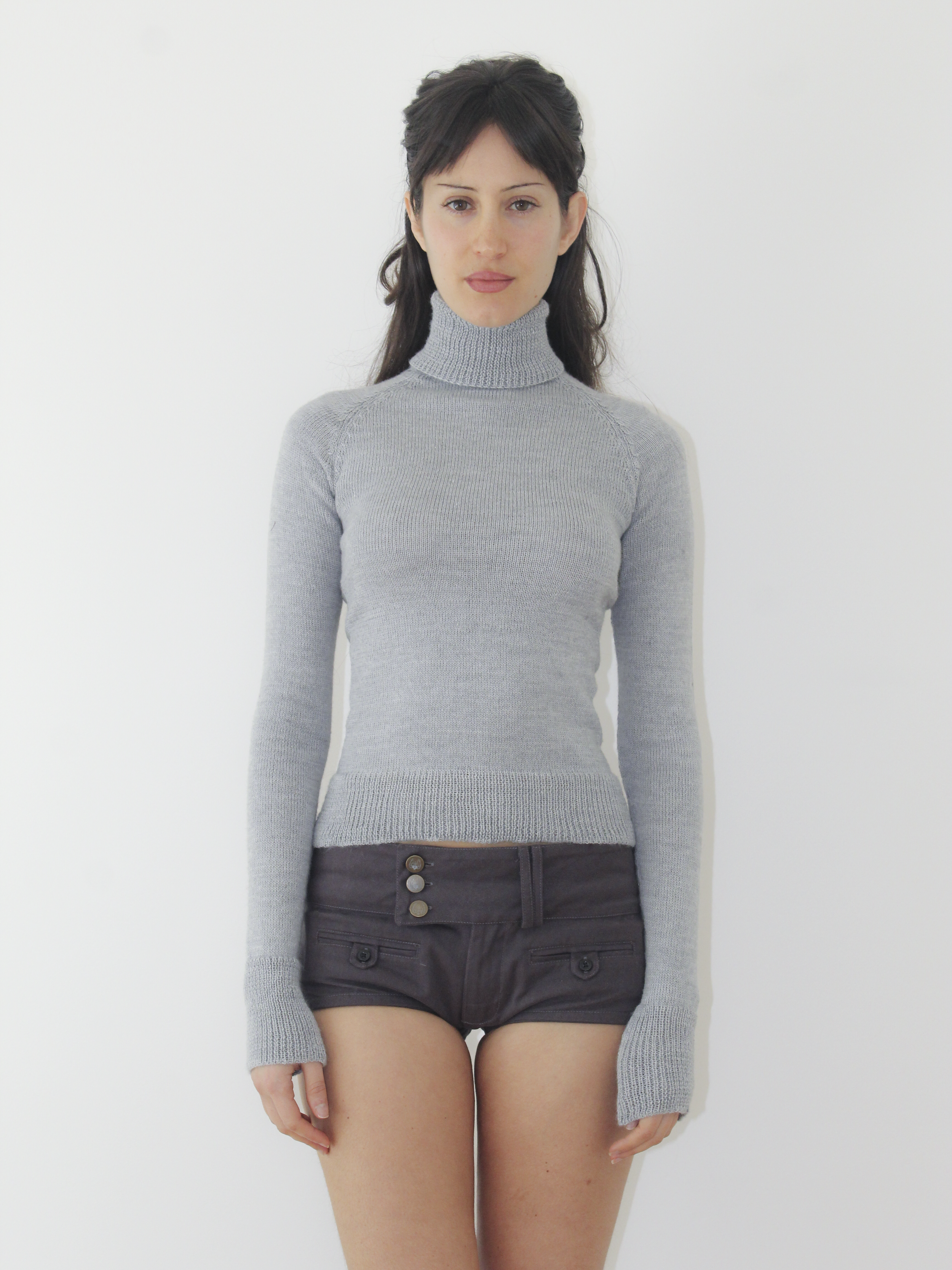 Eve Jobs Turtleneck — Grey