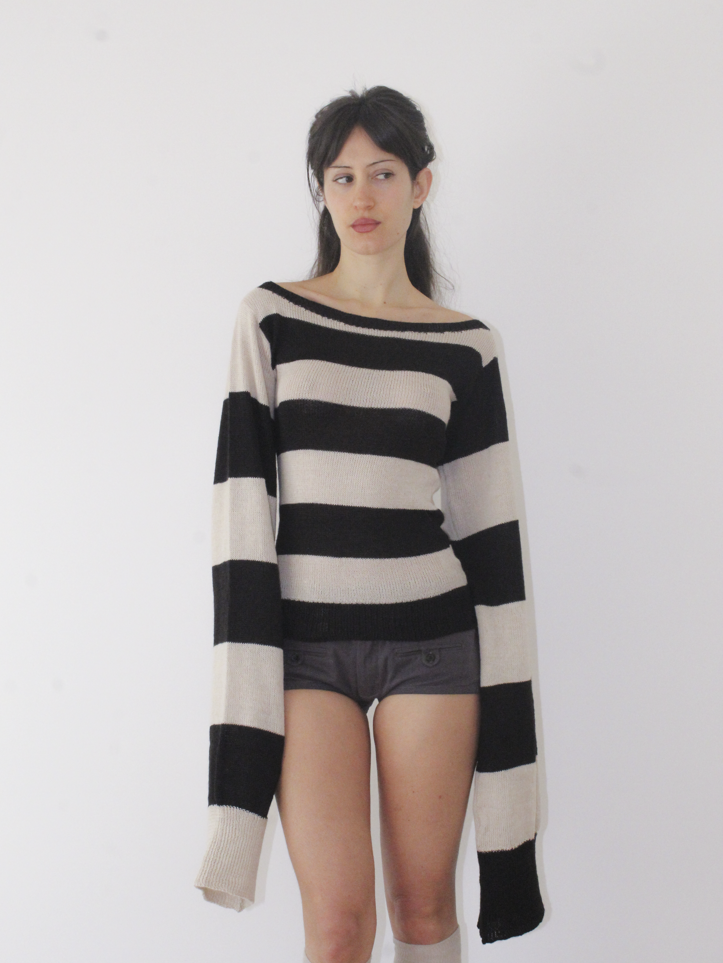 Second Skin Top — Black & White