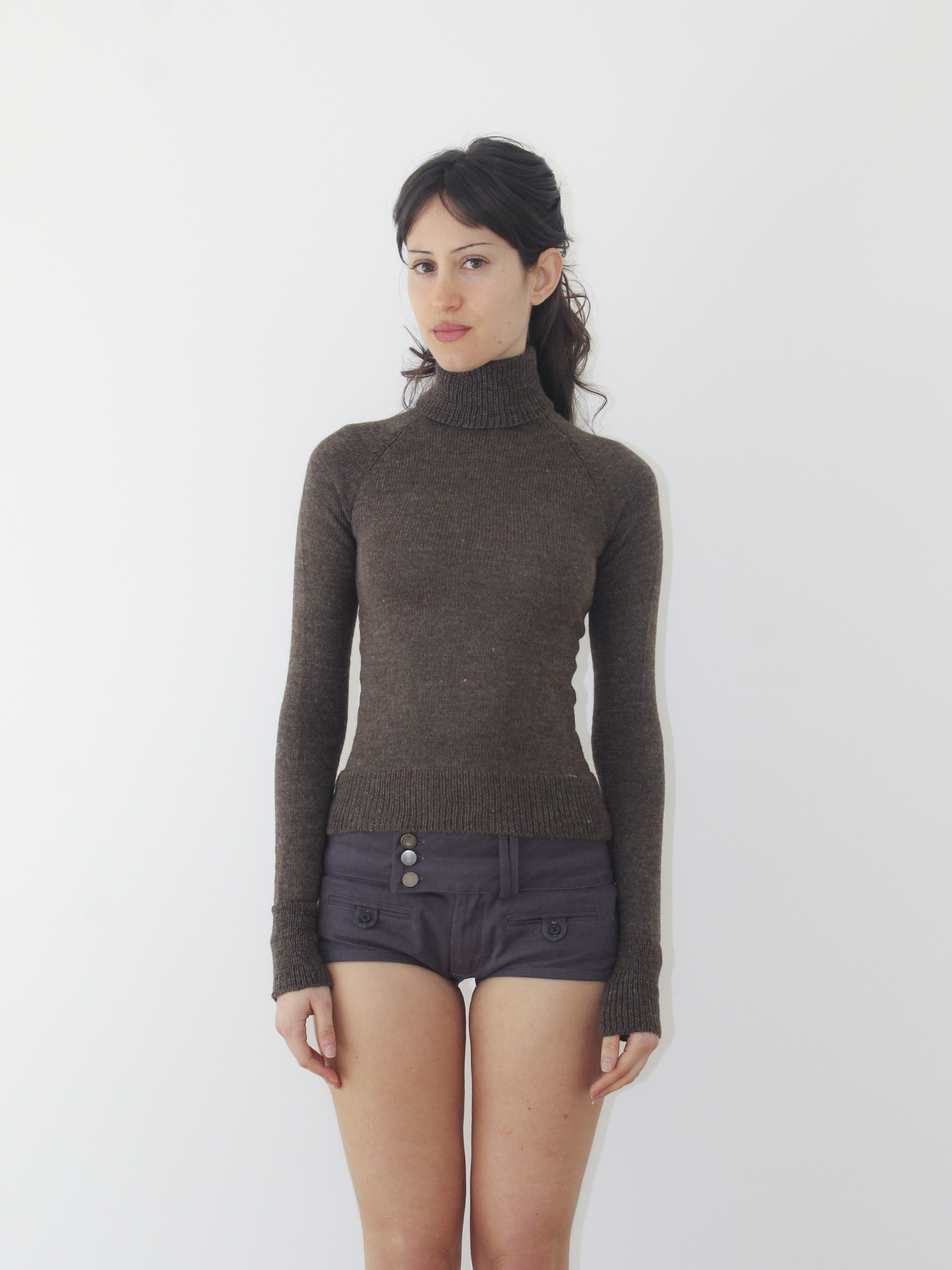 Eve Jobs Turtleneck — Brown