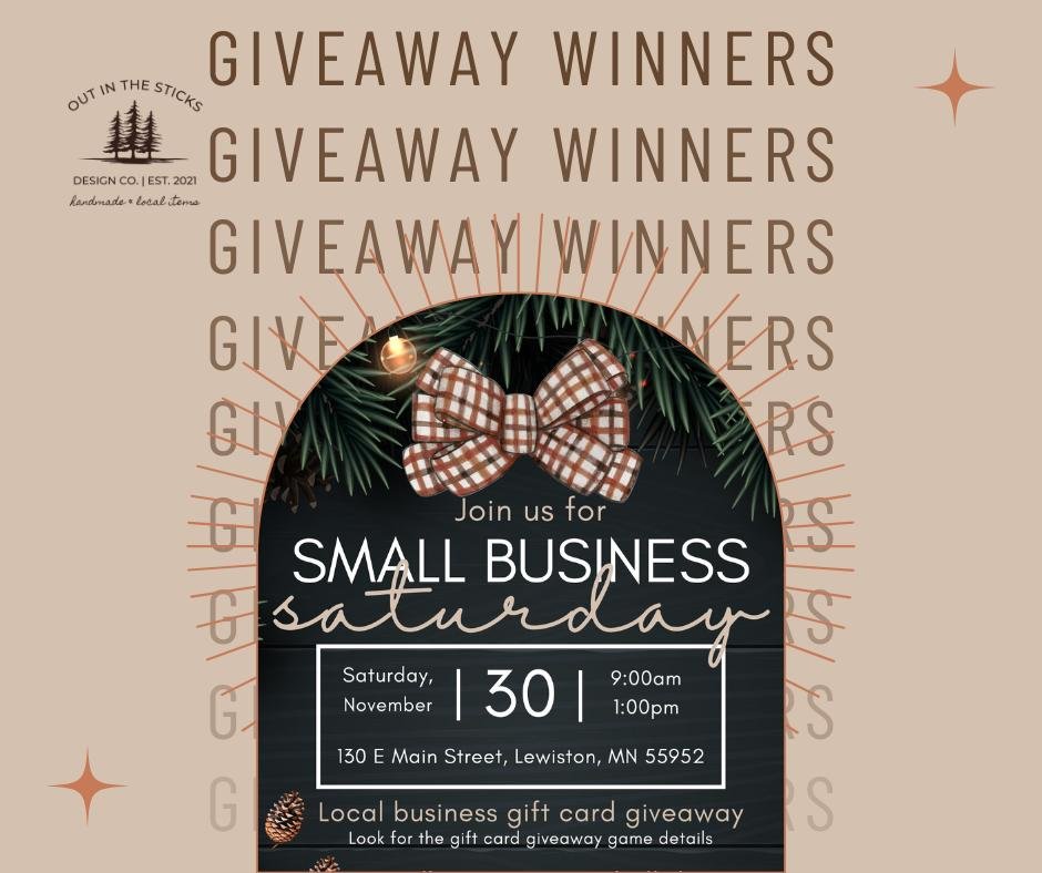 Congratulations to the winners from our Small Business Saturday gift card giveaway!! With over 280 tickets spread out amongst all the gift cards, this was a really really fun event 🥳 we will definitely be doing this again 🫶
🎁Arches Liquor - Sara D