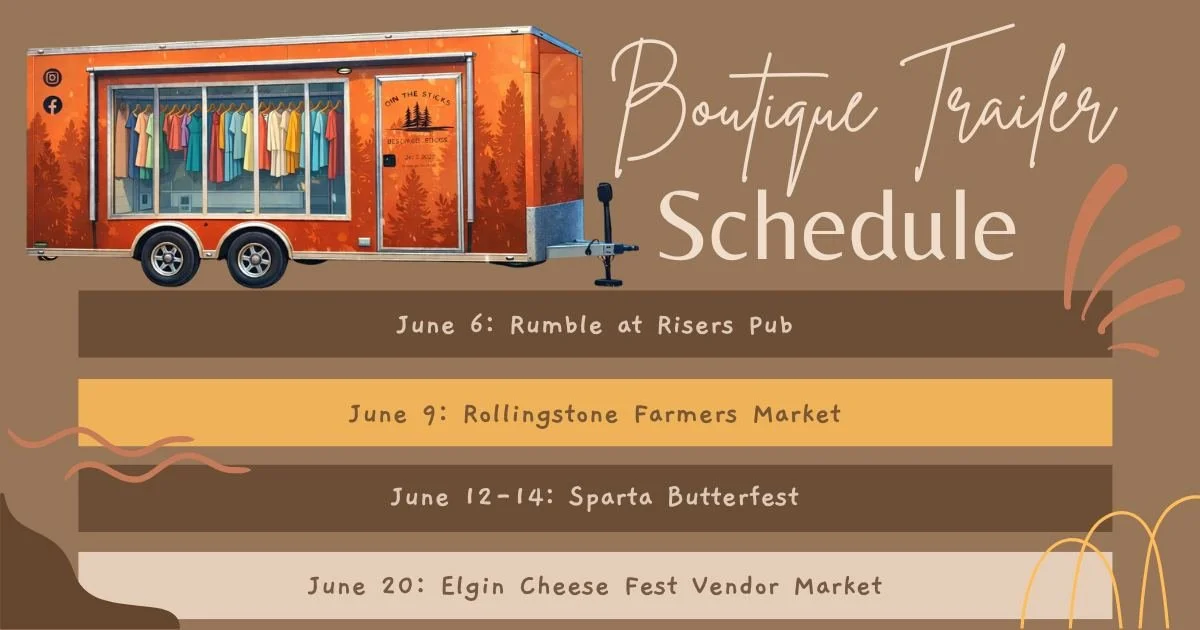 June is going to be a full month for the boutique trailer! 😍 Where will we see you next!?