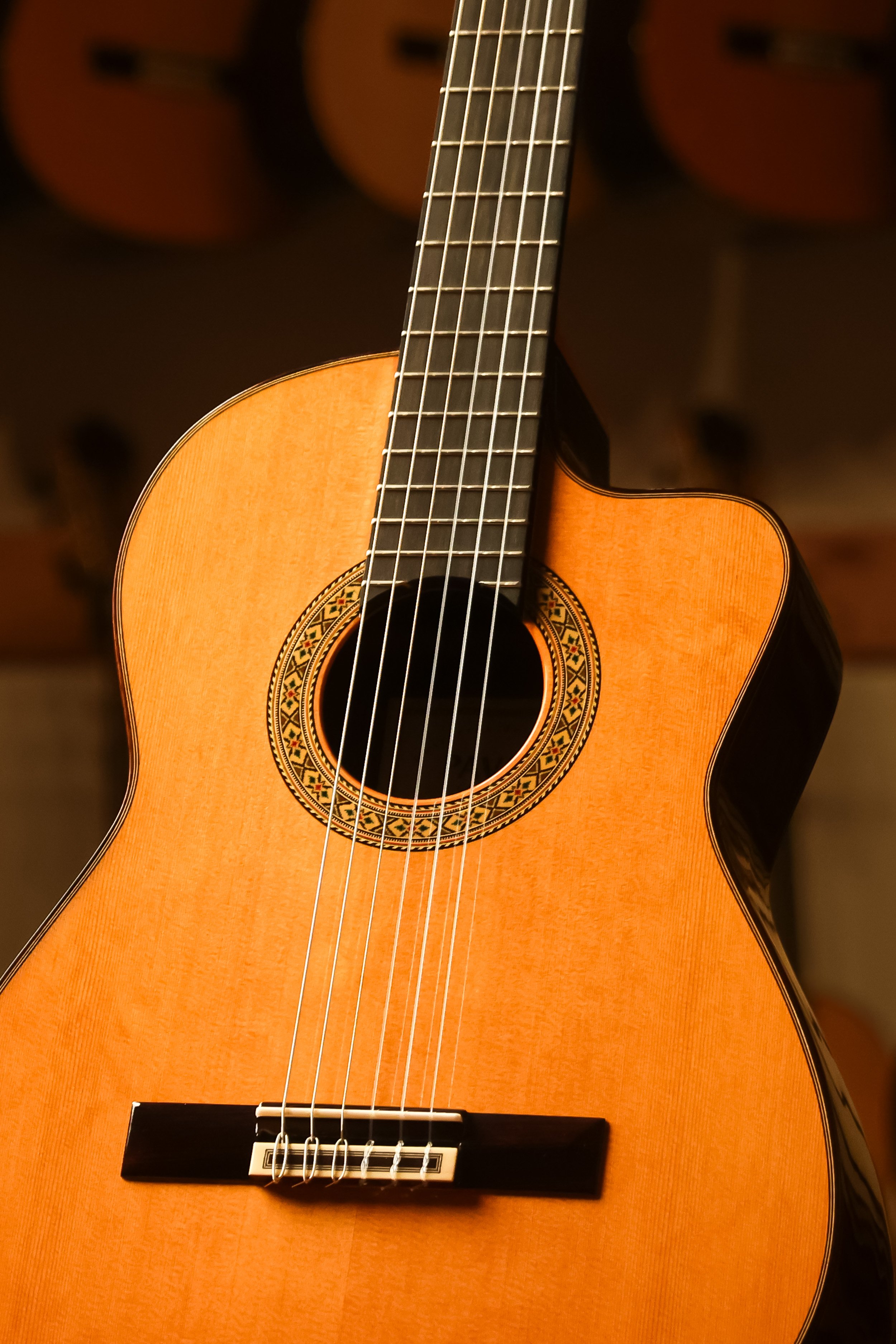 jazz classical cedar guitar
