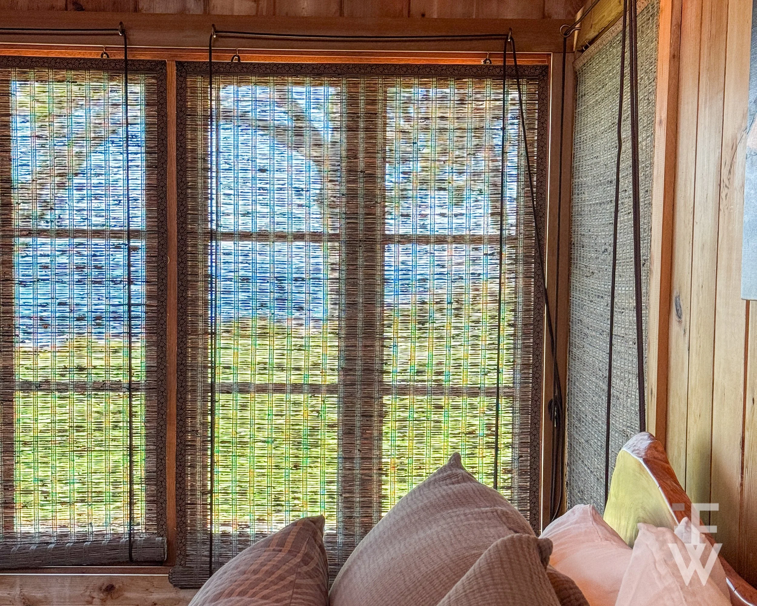Big Sur Seaside Cottage Window Treatments