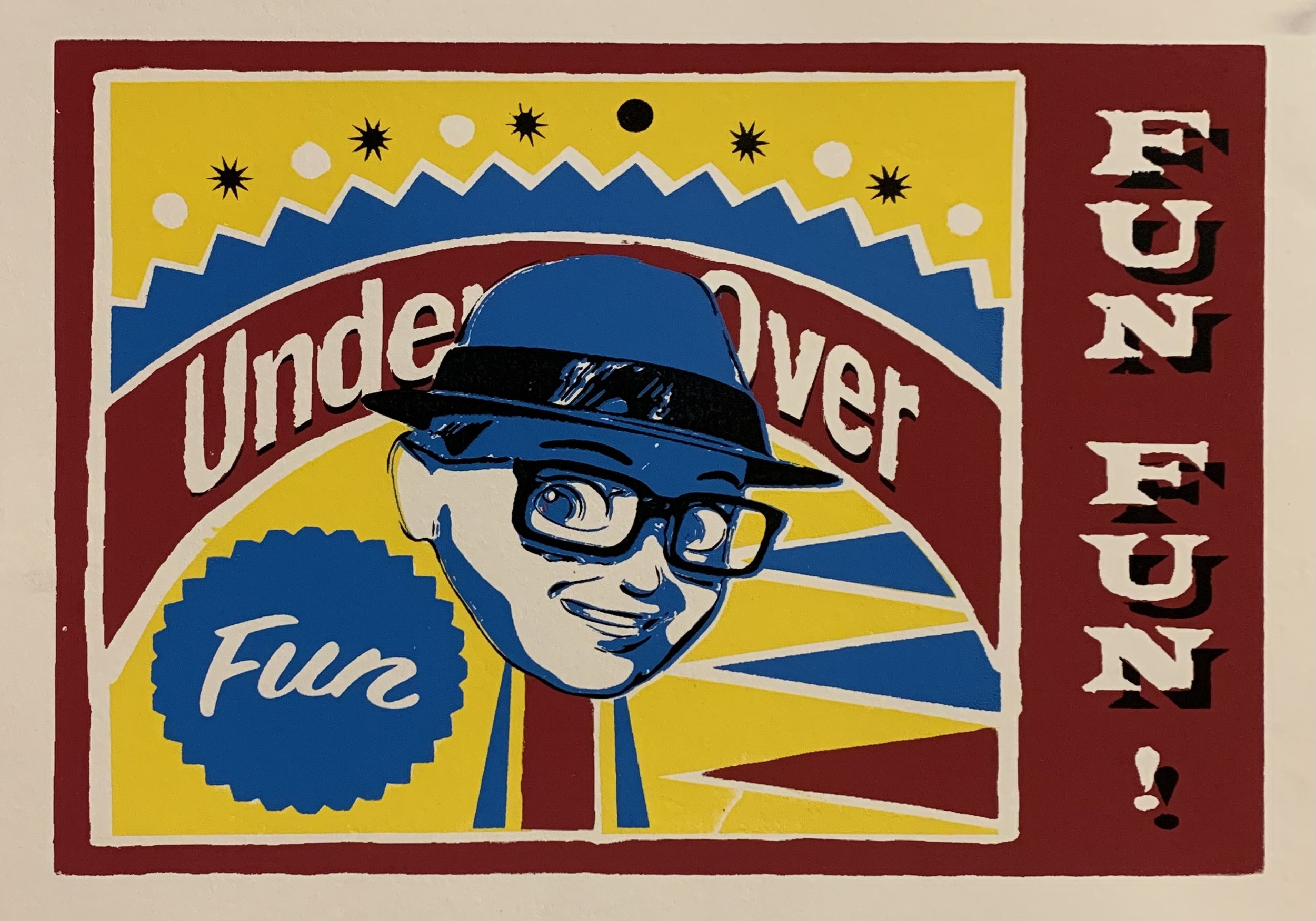 Fun, screen print, 11" x 15", 2018