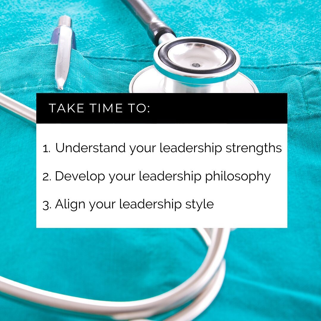 As nurse leaders, it's essential to understand our leadership strengths, develop our leadership philosophy, and align our leadership style with our core values. 

1. By taking the time to understand our leadership strengths, we identify our unique qu